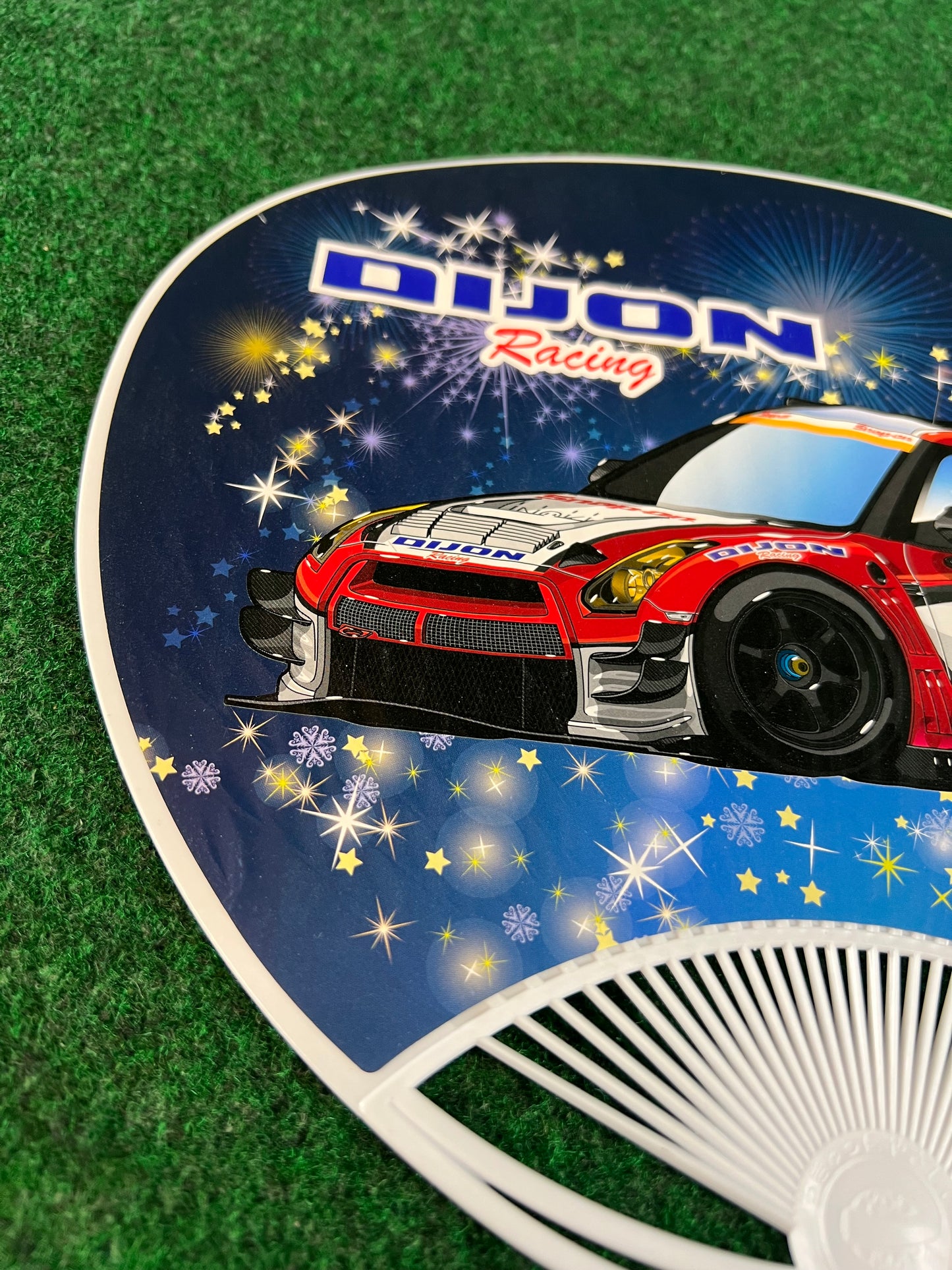 Dijon Racing - SUPER GT Nissan R35 GT-R Raceday Promotional Hand Fan