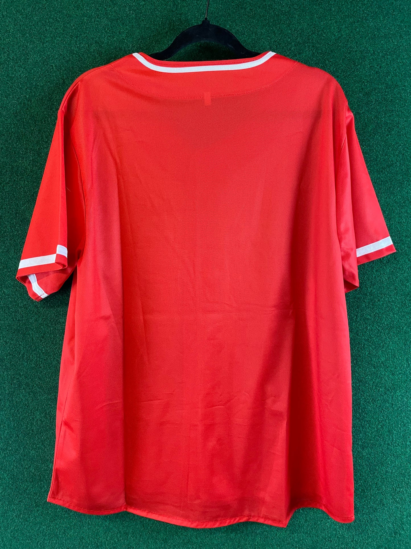 HONDA - Red Baseball Style Jersey Short Sleeve Shirt