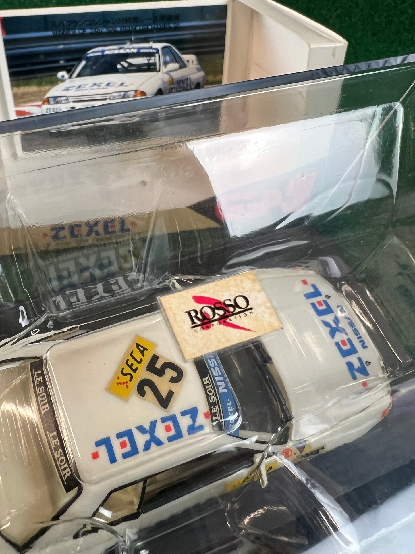 ROSSO - Zexel No. 25 WINNER OF 24hr SPA FRANCORCHAMPS '91 Nissan Skyline R32 GT-R 1/43 Scale Model Car