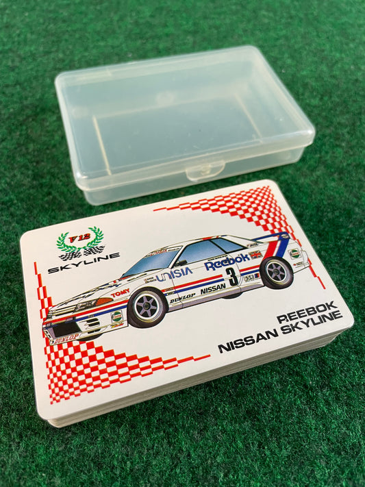 Reebok UNISIA GROUP A Nissan Skyline R32 GT-R Playing Card Set