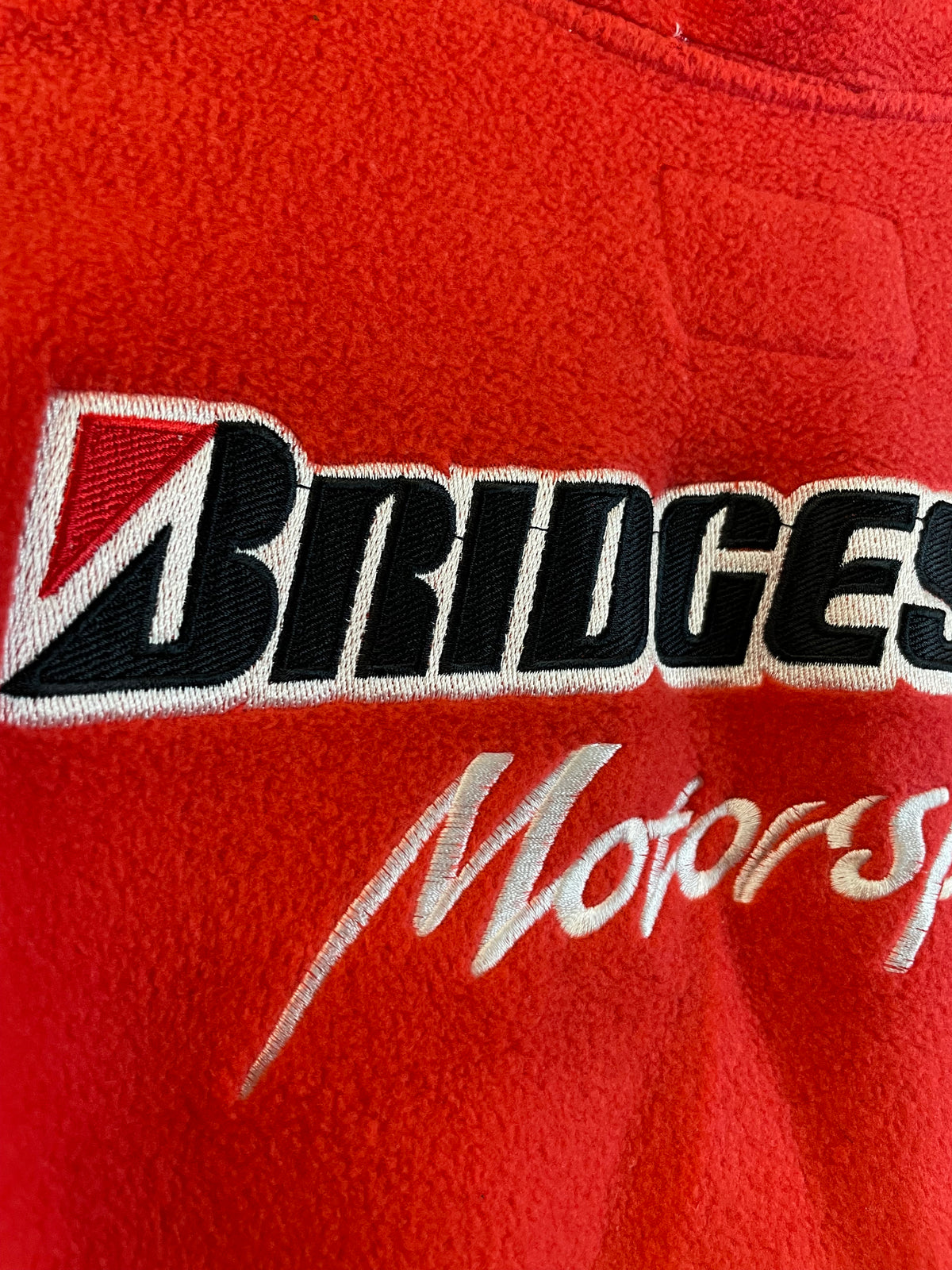 BRIDGESTONE Motorsport - Red Fleece Pullover Jacket