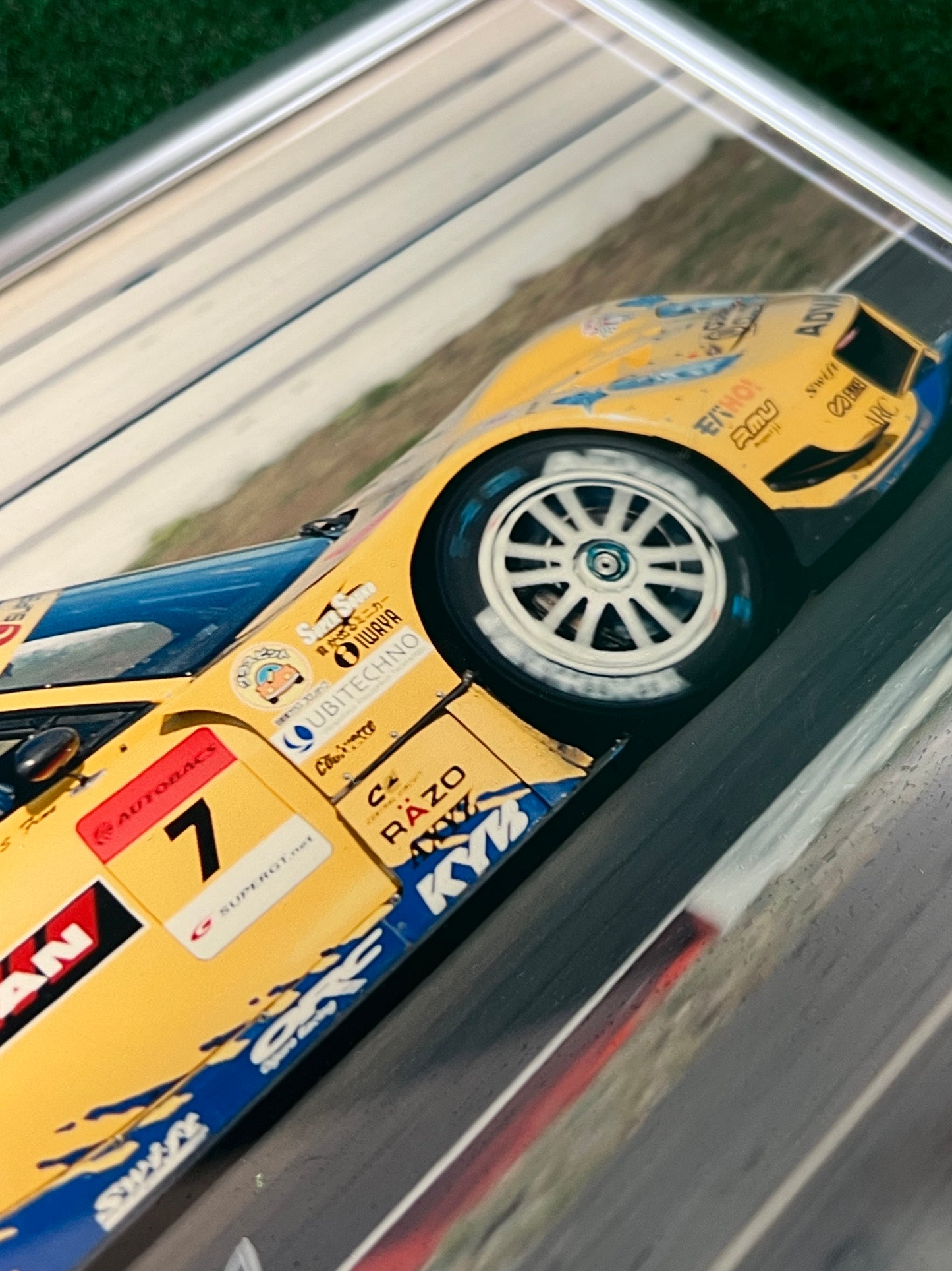 RE Amemiya 2007 Mazda RX-7 SUPER GT - Framed Autographed Photograph