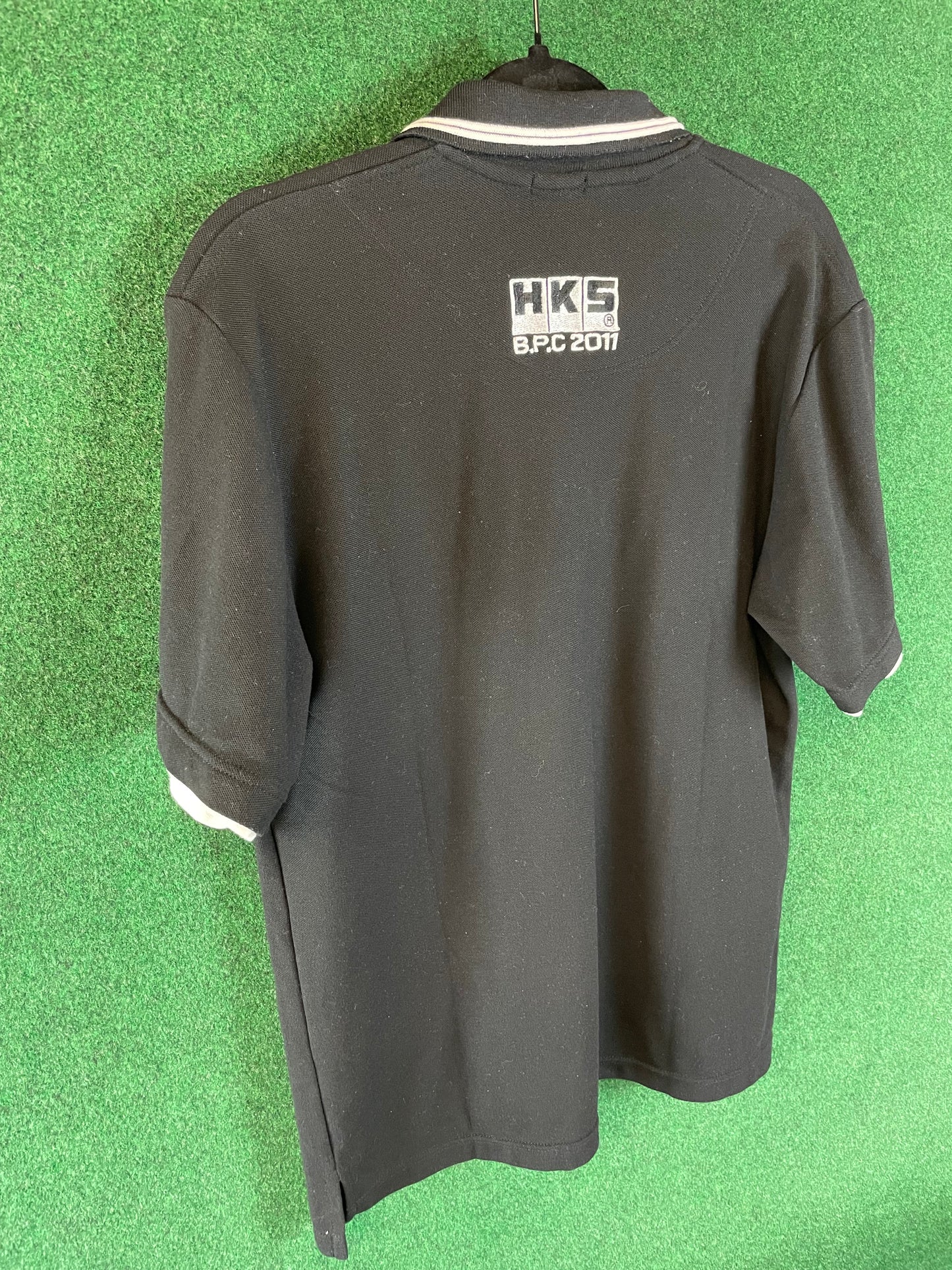 HKS B.P.C 2011 Driving Performance - Black & White Polo Shirt (XL)