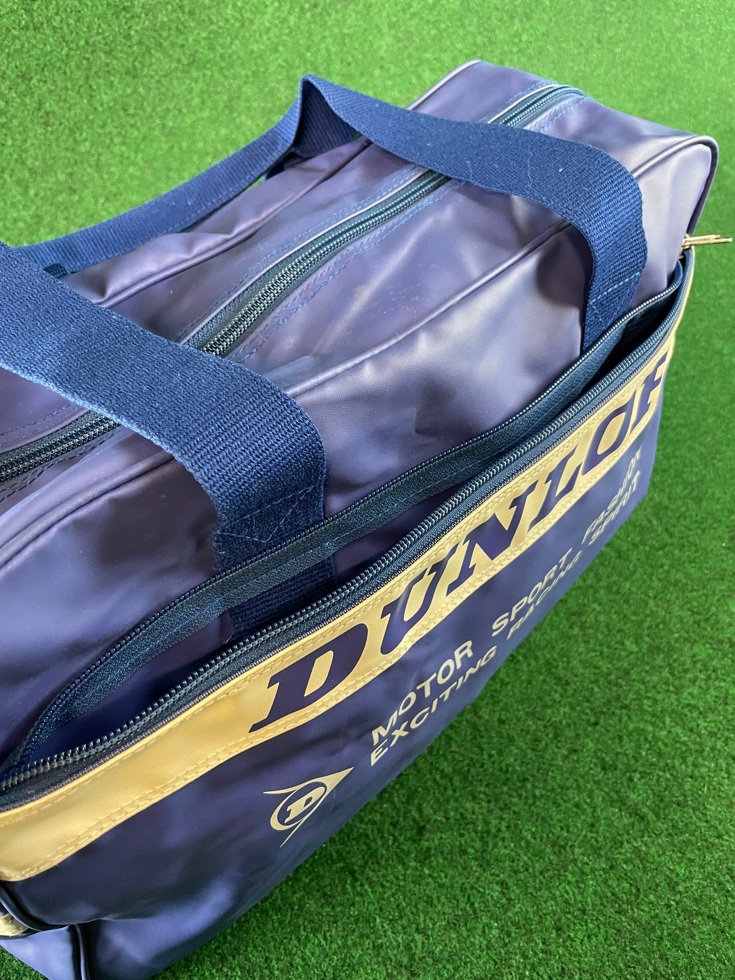 DUNLOP Motor Sport Fashion - Vintage Duffel Travel Bag