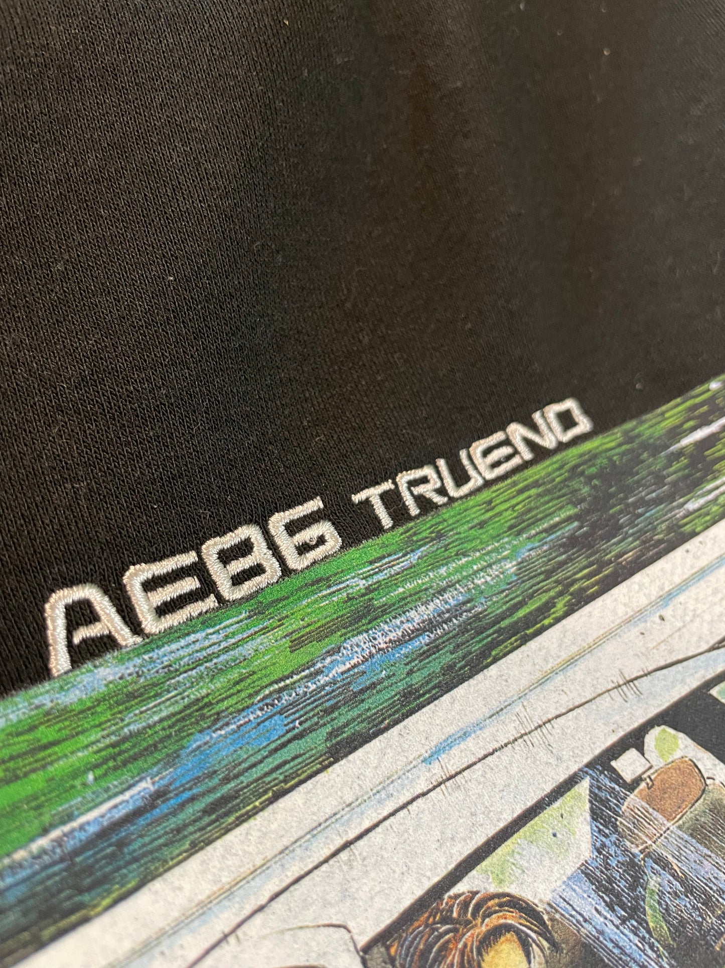 Initial D - 30th Anniversary Fujiwara Tofu Shop Toyota AE86 Black Sweatshirt (XL)