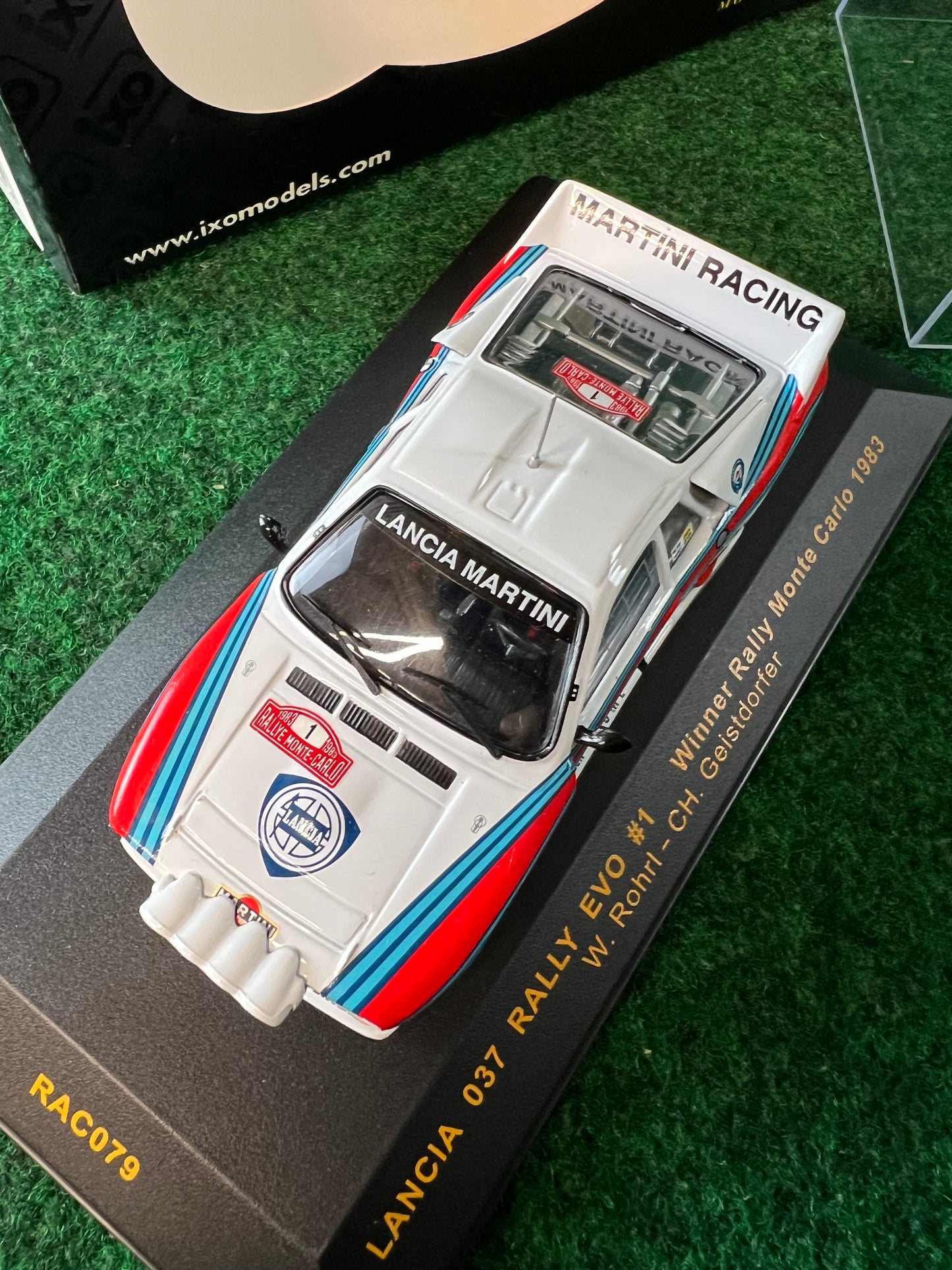 ixo - LANCIA 037 RALLY EVO #1
Winner Rally Monte Carlo 1983 1/43 Scale Diecast