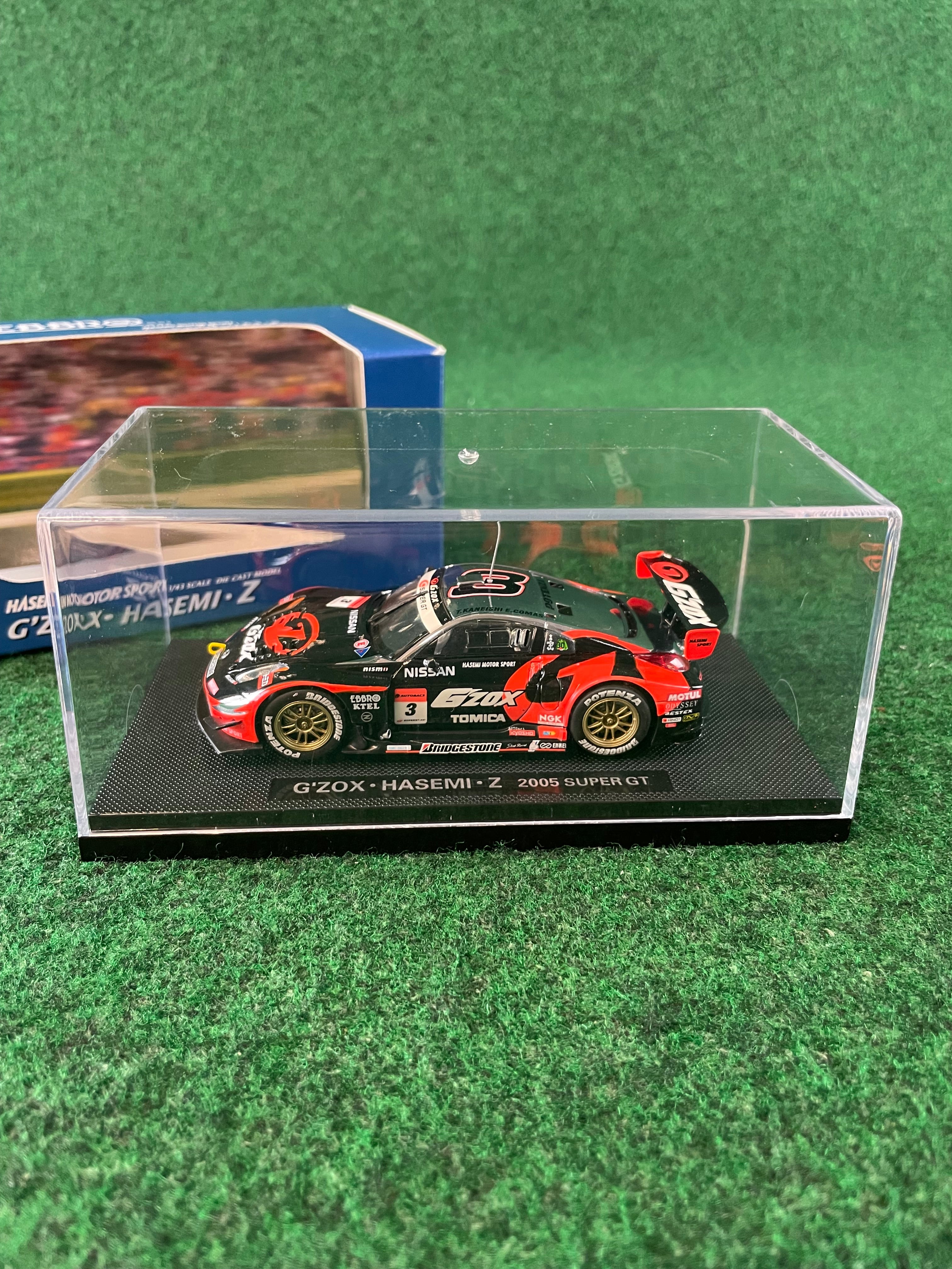 Tomy EBBRO - SuperGT G'Zox Hasemi Nissan Fairlady Z 1/43 Scale