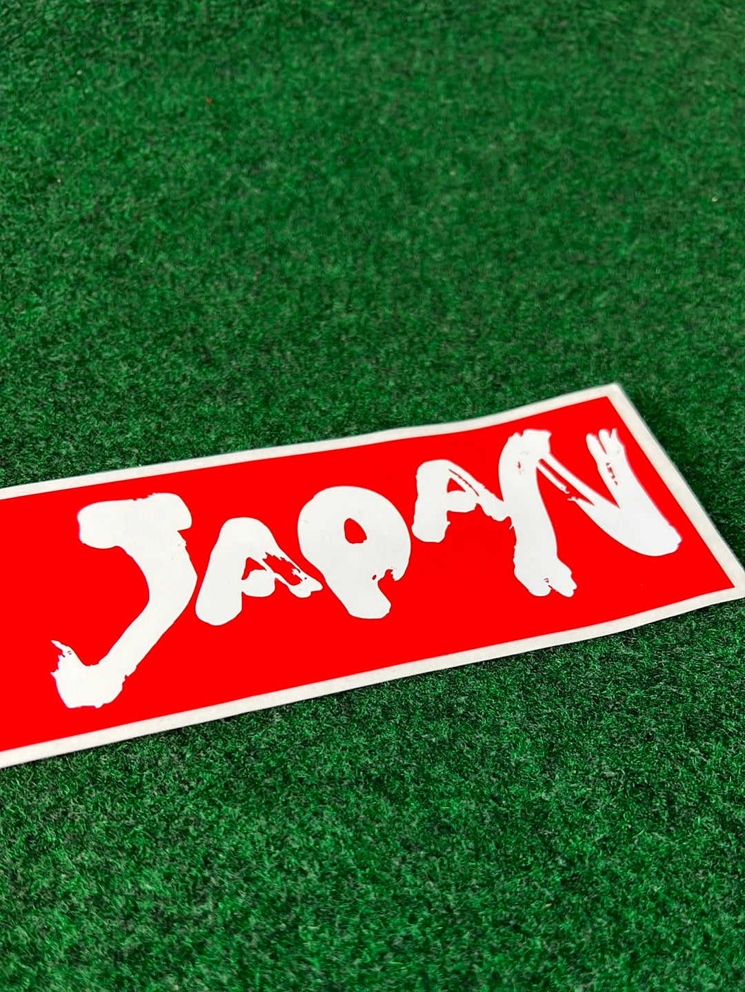 Rally Japan Font Logo Bumper Sticker