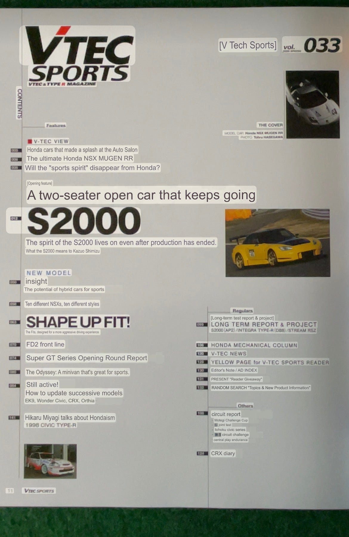 VTEC SPORTS Magazine - Vol. 033