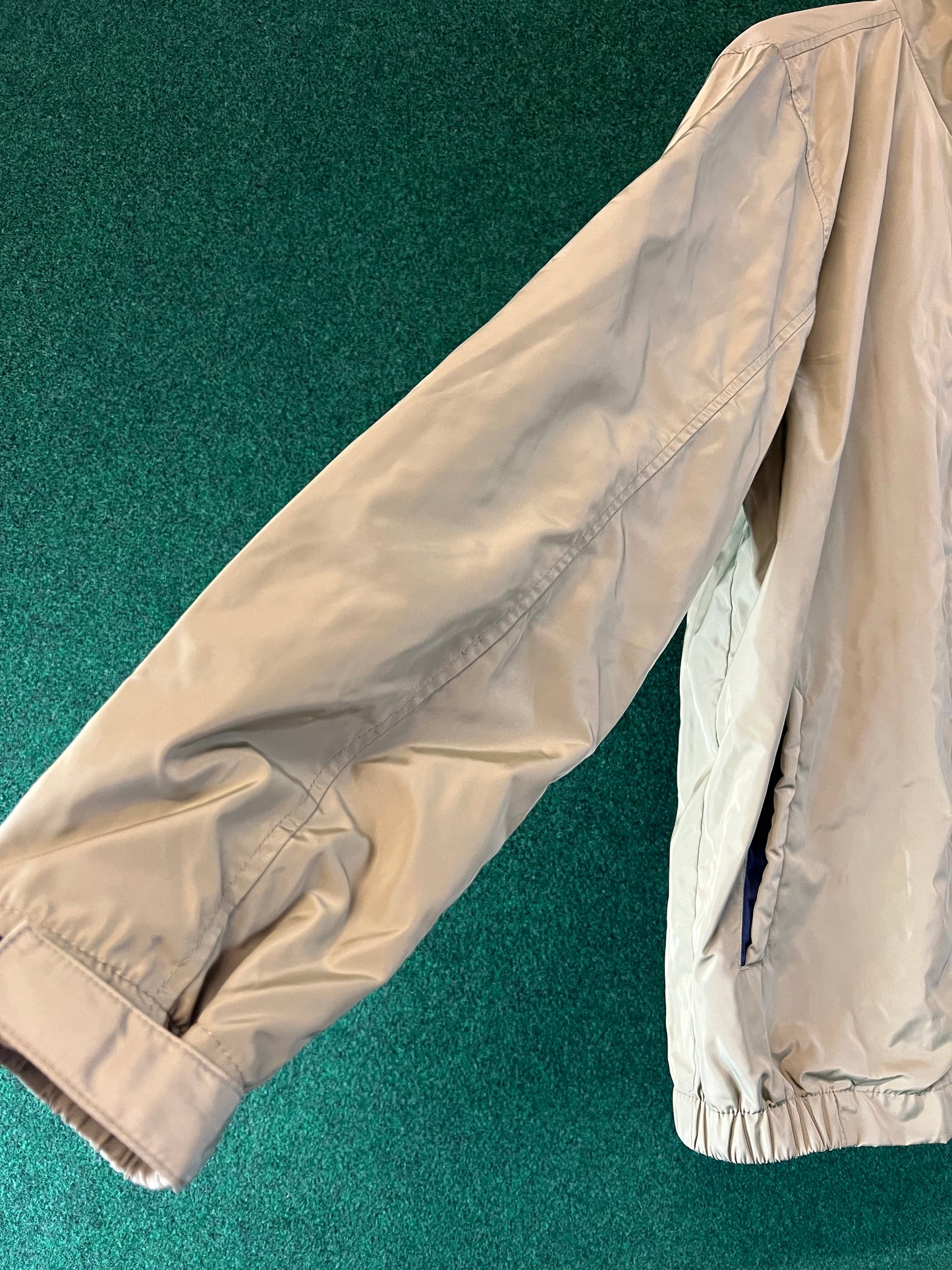 DUNLOP Motorsport -“Sports Oriented Since 1888” Olive Green Windbreaker Zip Up Jacket - LL