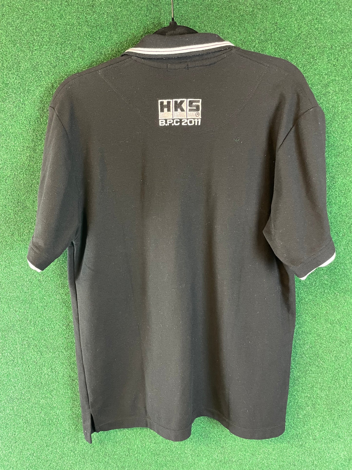 HKS B.P.C 2011 Driving Performance - Black & White Polo Shirt (XL)