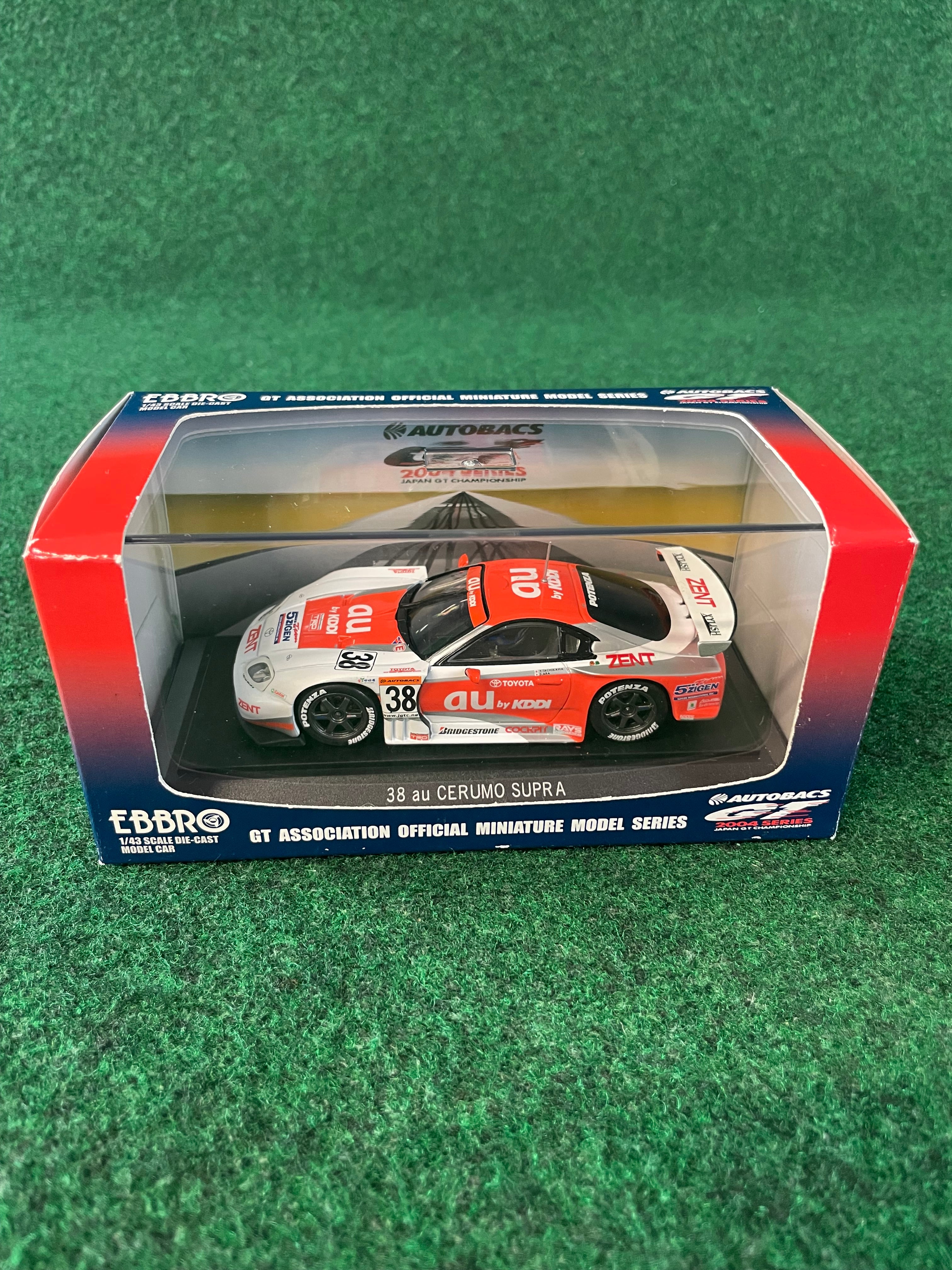 EBBRO - 2004 JGTC au Cerumo Toyota Supra 1/43 Scale Diecast