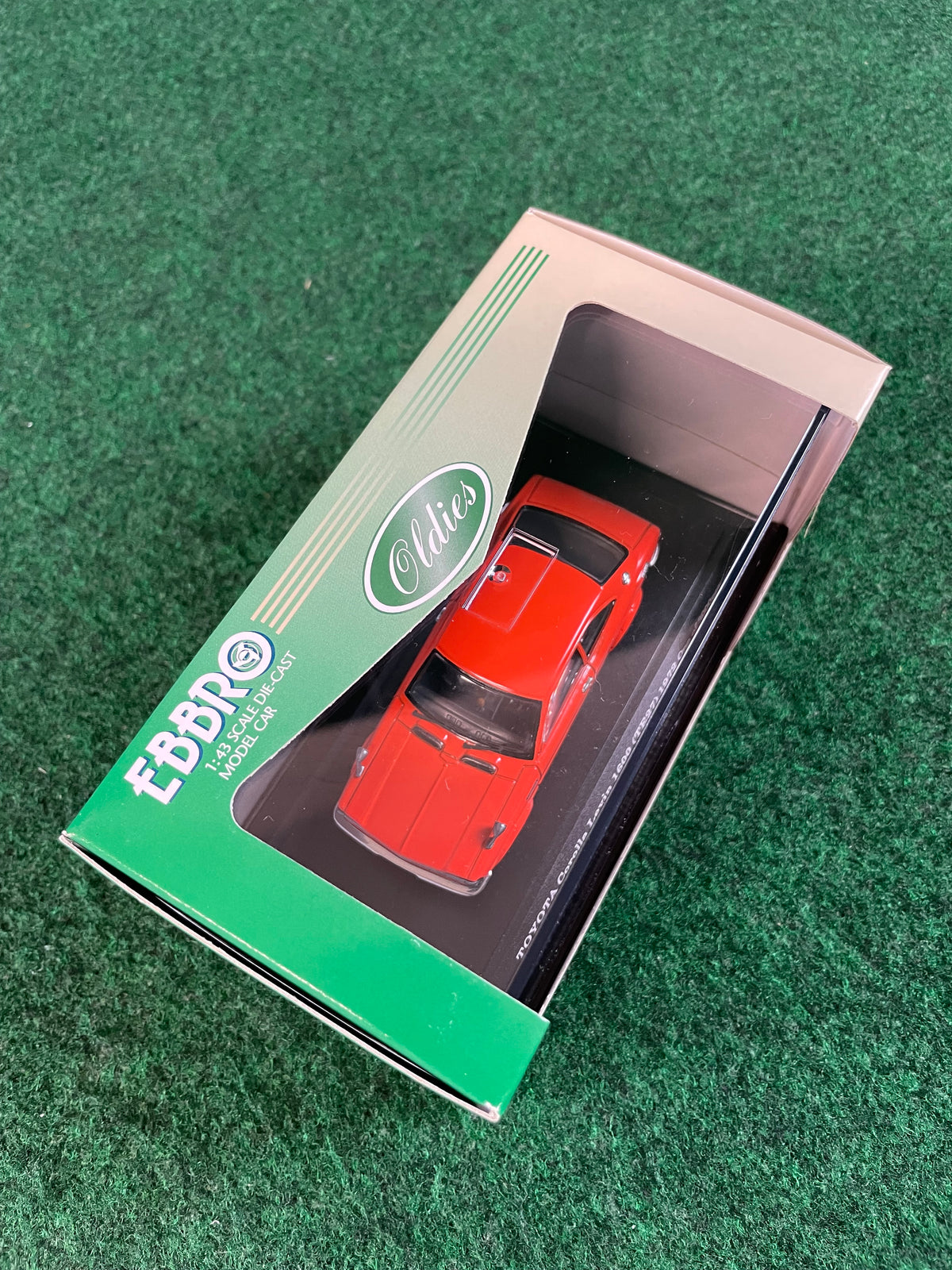 EBBRO Oldies - Toyota Corolla Levin TE27 Orange 1/43 Scale Diecast