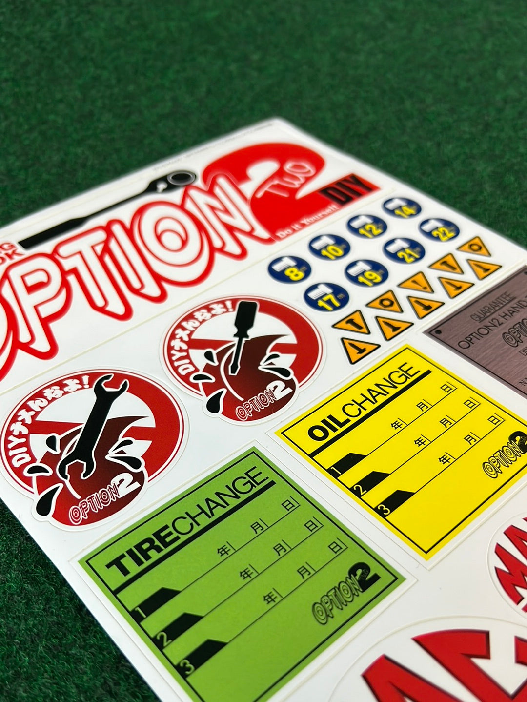 Option2 DIY (KTC & MAC Tools) Sticker Sheet