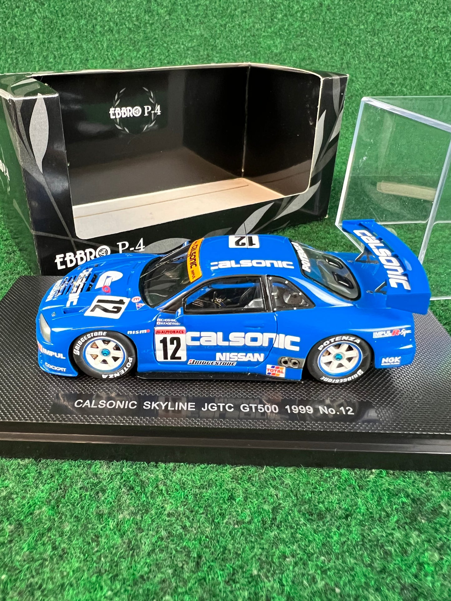 EBBRO P-4 - JGTC 1999 Calsonic Nissan Skyline R34 GTR 1/43 Scale Diecast