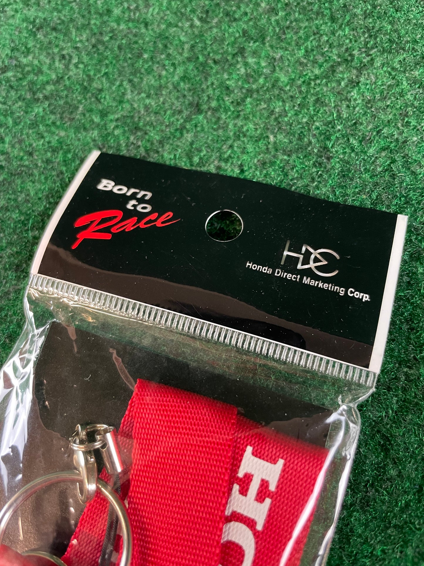 Honda Racing - Red/White Lanyard Keychain Thick Neck Strap