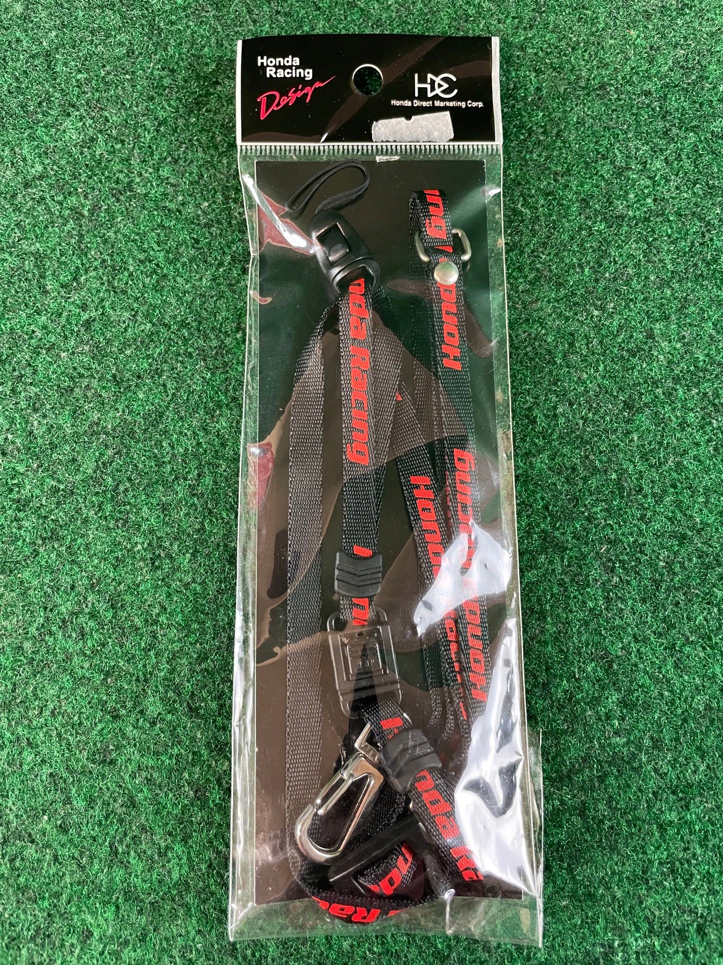 Honda Racing - Black/Red Lanyard Keychain Thin Neck Strap
