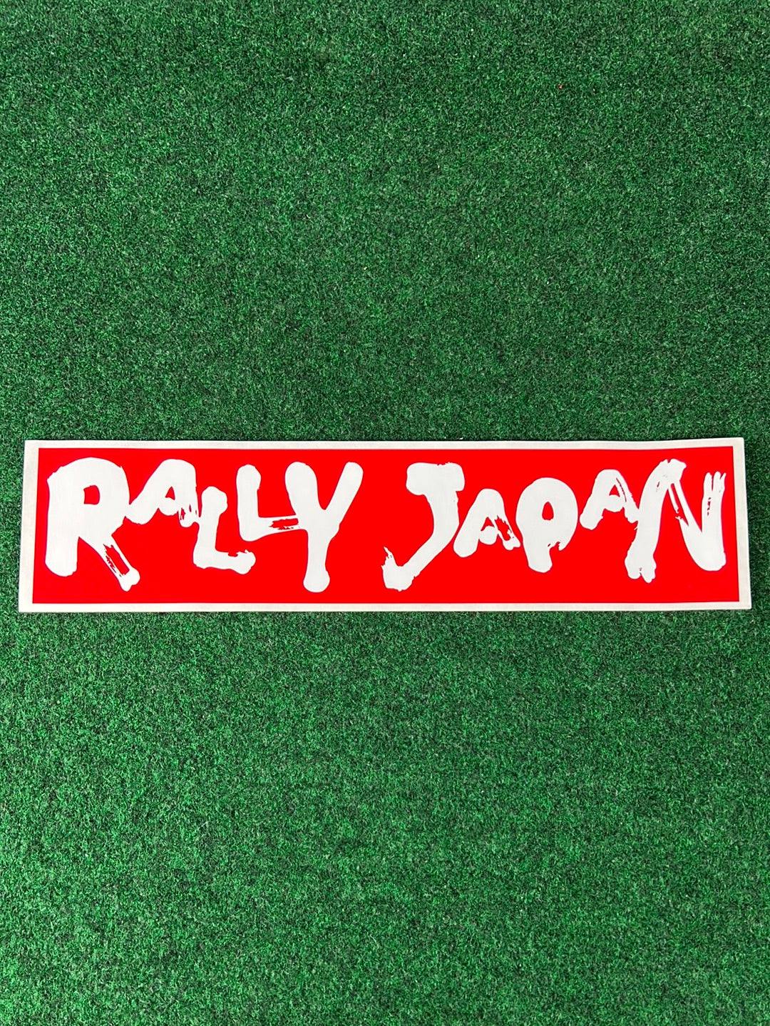 Rally Japan Font Logo Bumper Sticker