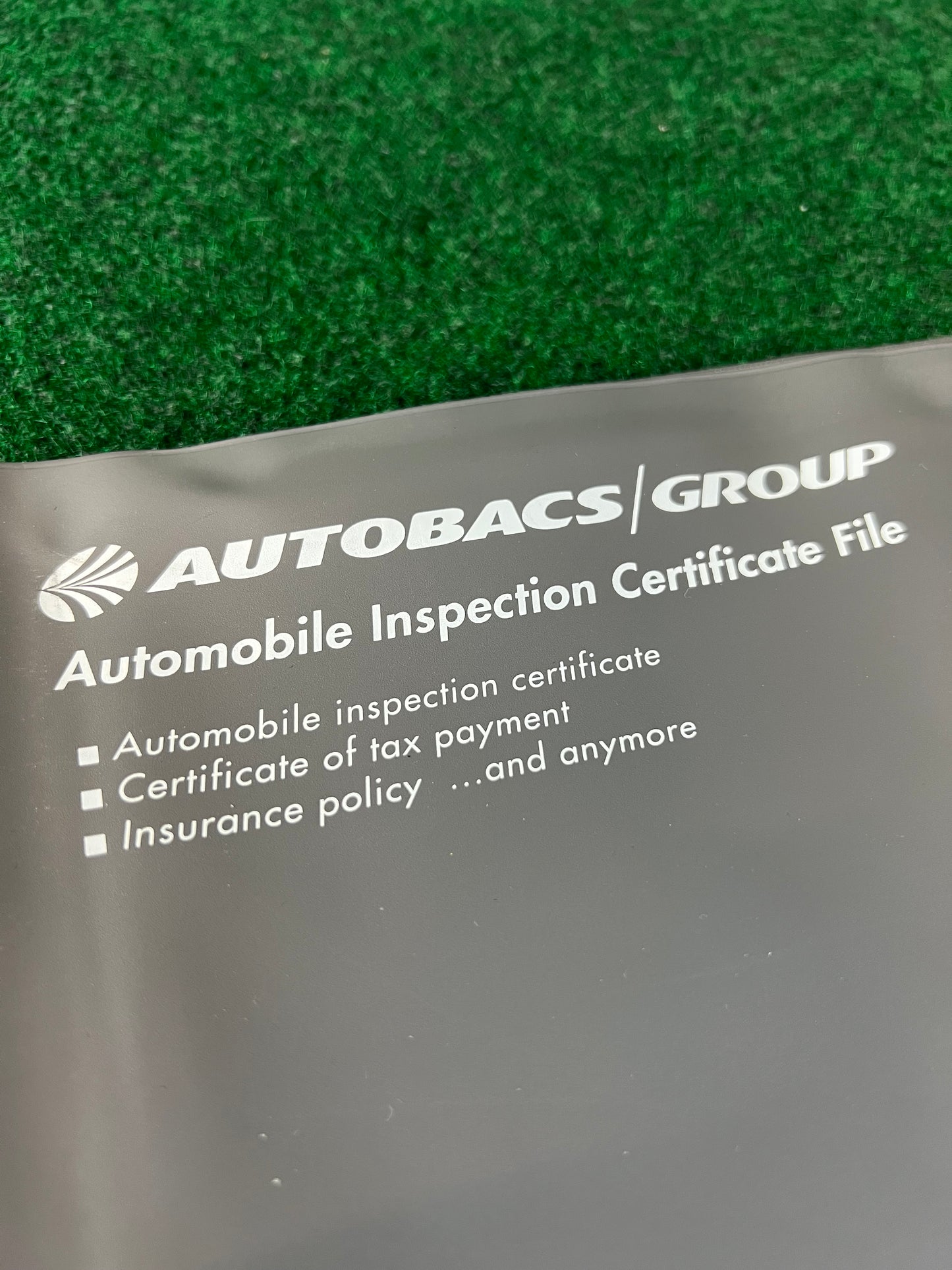 Autobacs - Car Maintenance File Folder, Reflective Coin Pouch & Keychain Set