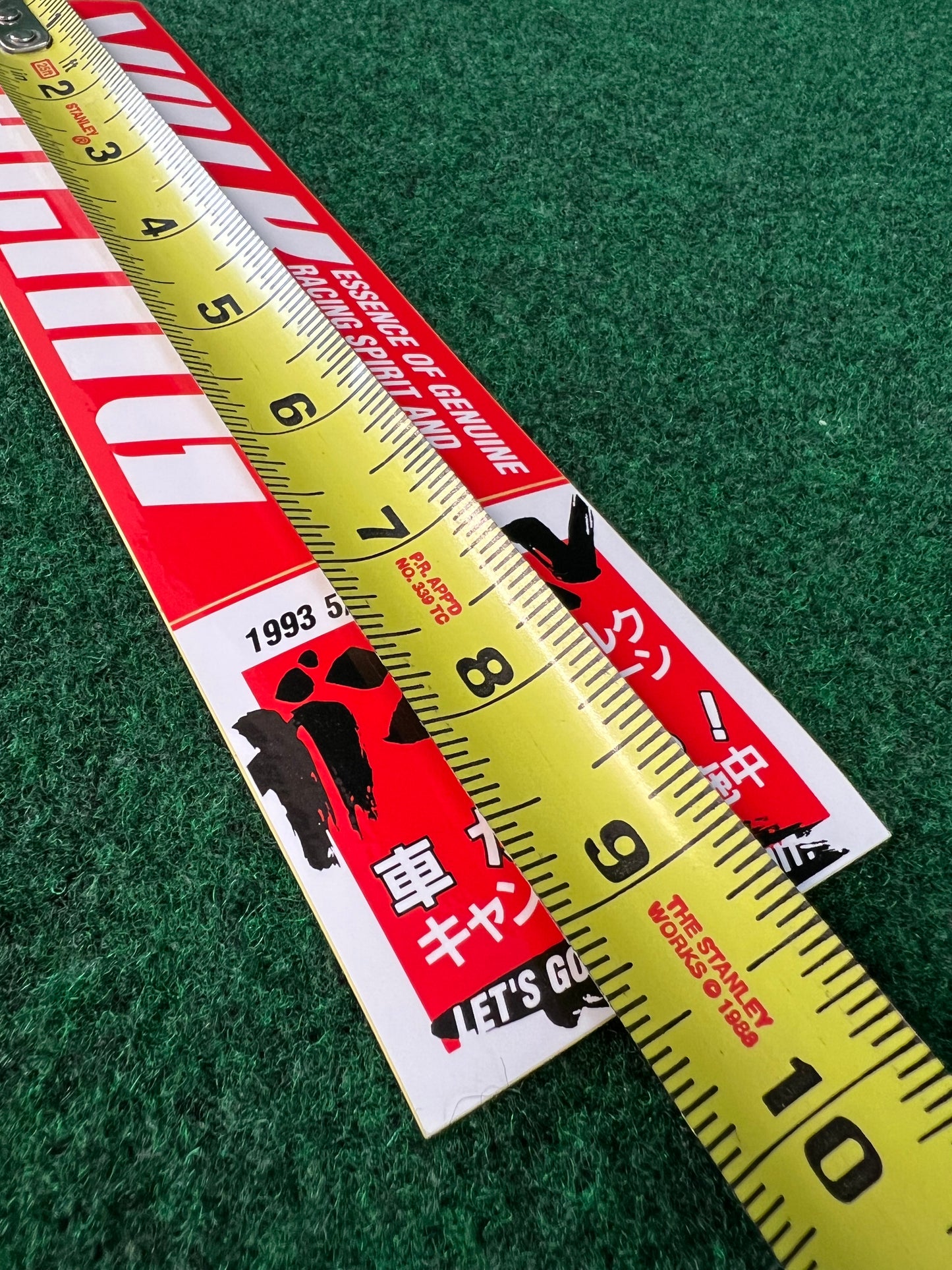 VOLK Racing RAYS Wheels - Red Old Logo Font Genuine Sticker