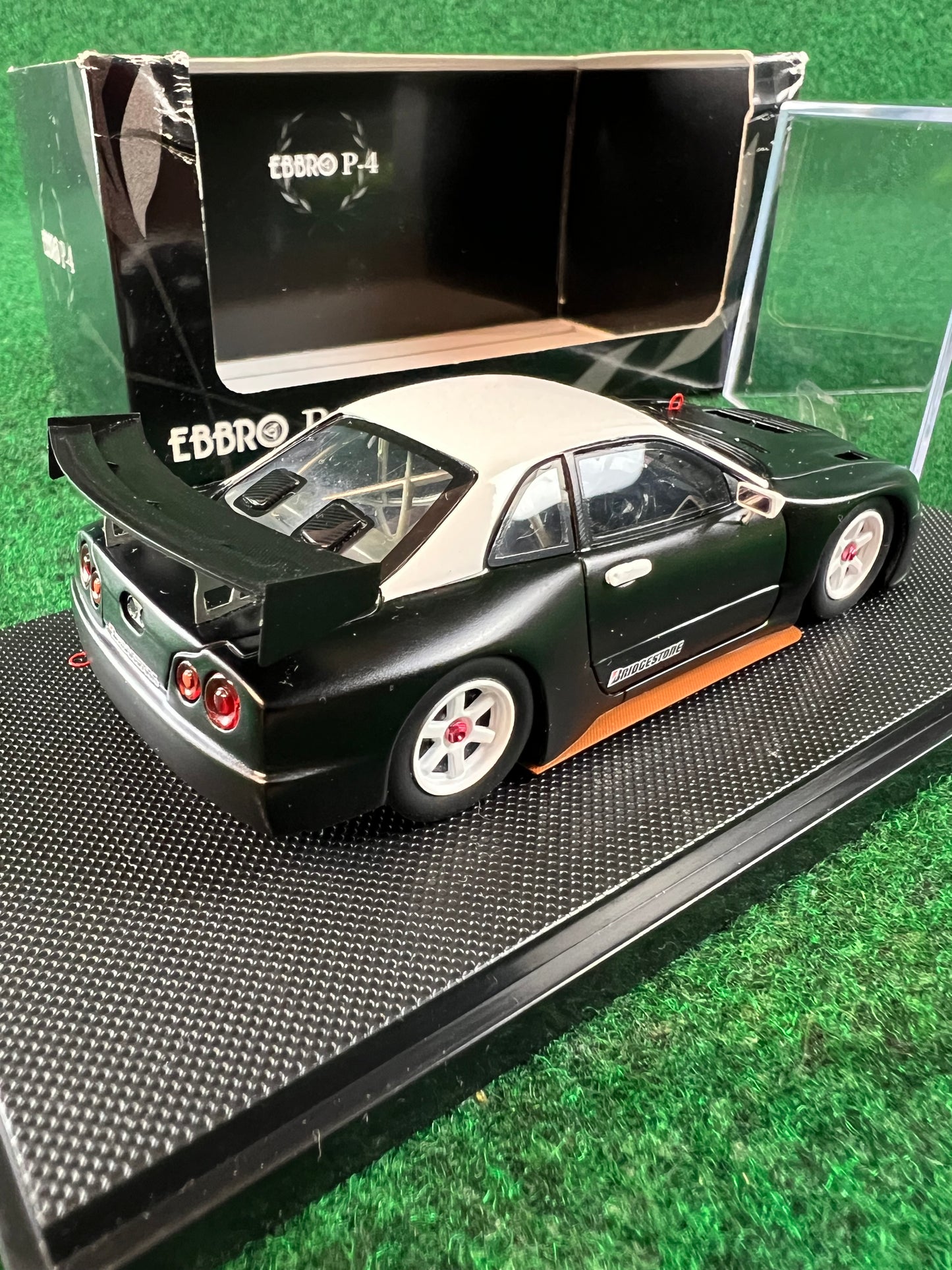 EBBRO P-4 Nissan Skyline R34 GTR 1999 Winter Test Car 1/43 Scale Diecast
