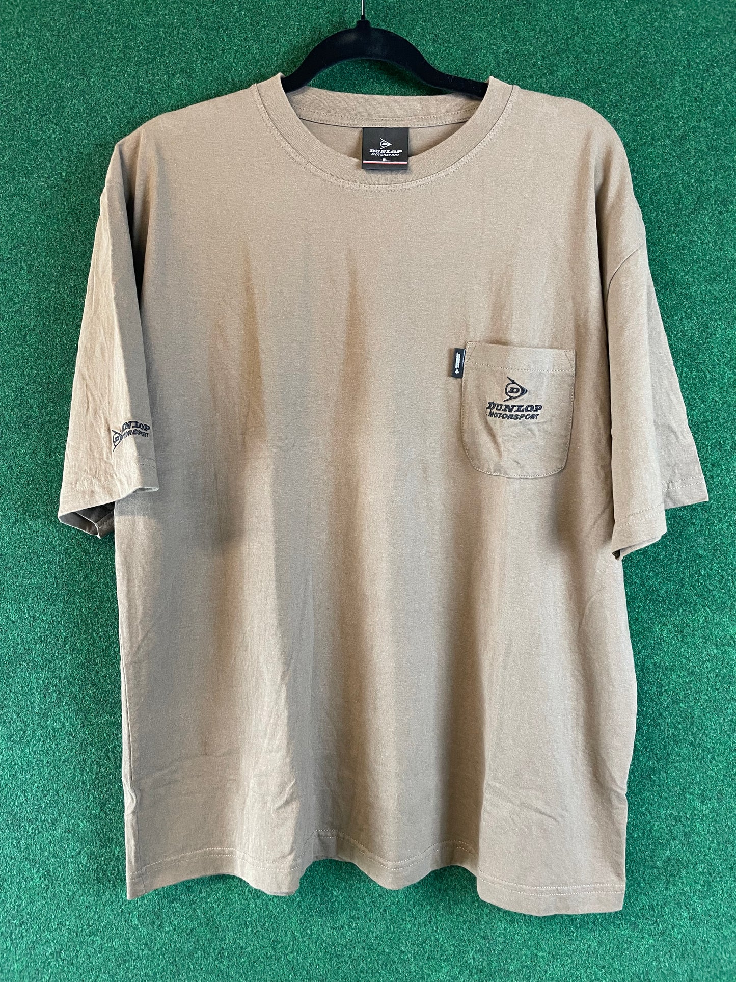 DUNLOP Motorsport - Tan Pocket T-Shirt