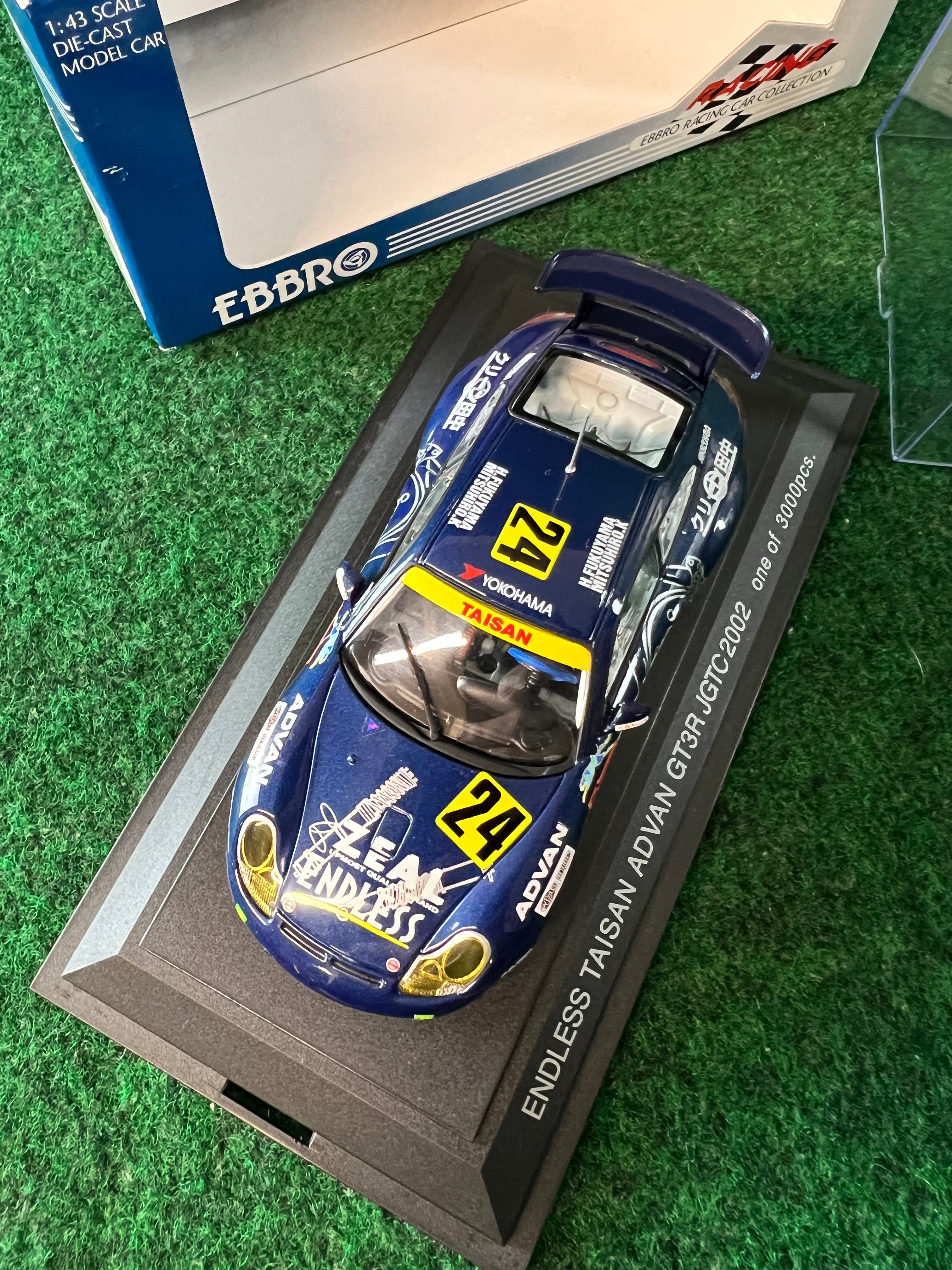 ミニカー EBBRO TAISAN ADVAN Gr.A1993 1/43 43767 EBBRO Racing Car Collection - JGTC 2002 ENDLESS Taisan ADVAN