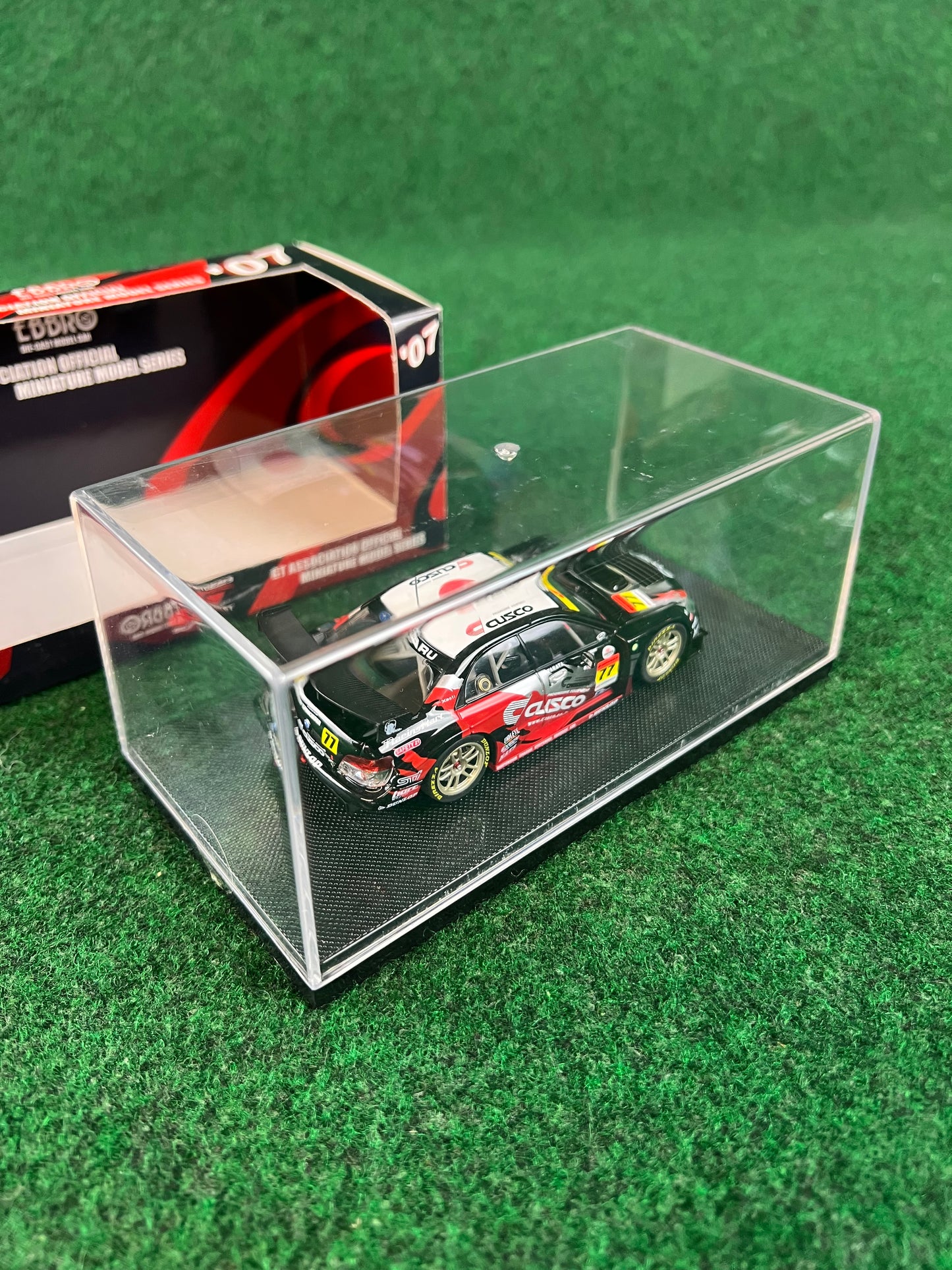 EBBRO SuperGT 2007 #77 Cusco Dunlop Subaru Impreza WRX STI 1/43 Scale Diecast