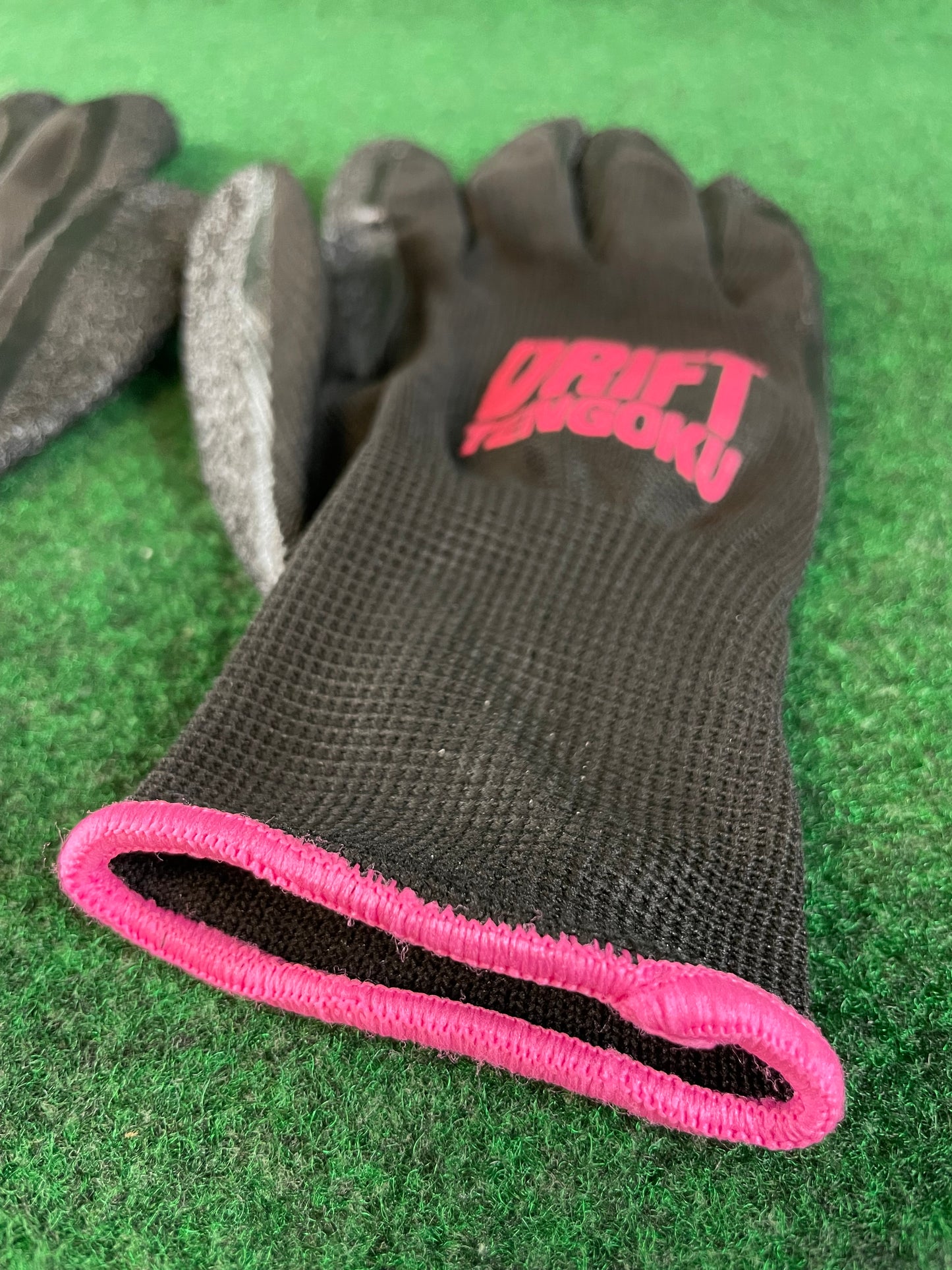 Drift Tengoku - (1) Elastic Rubber Grip Work Gloves