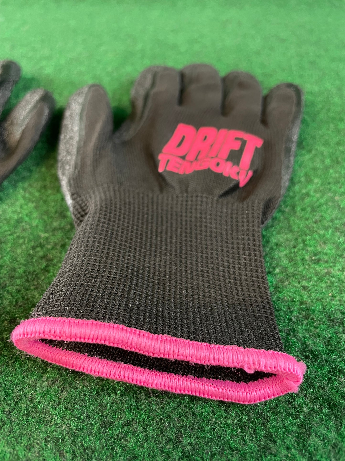 Drift Tengoku - (2) Elastic Rubber Grip Work Gloves