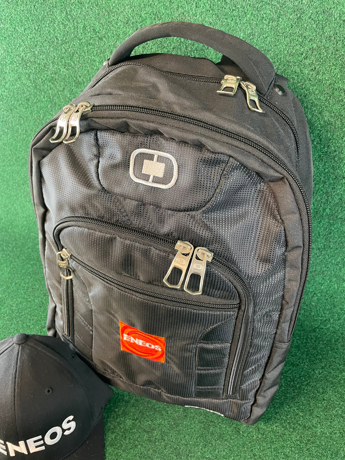 ENEOS - Ogio Black Backpack and Flexfit Hat Set