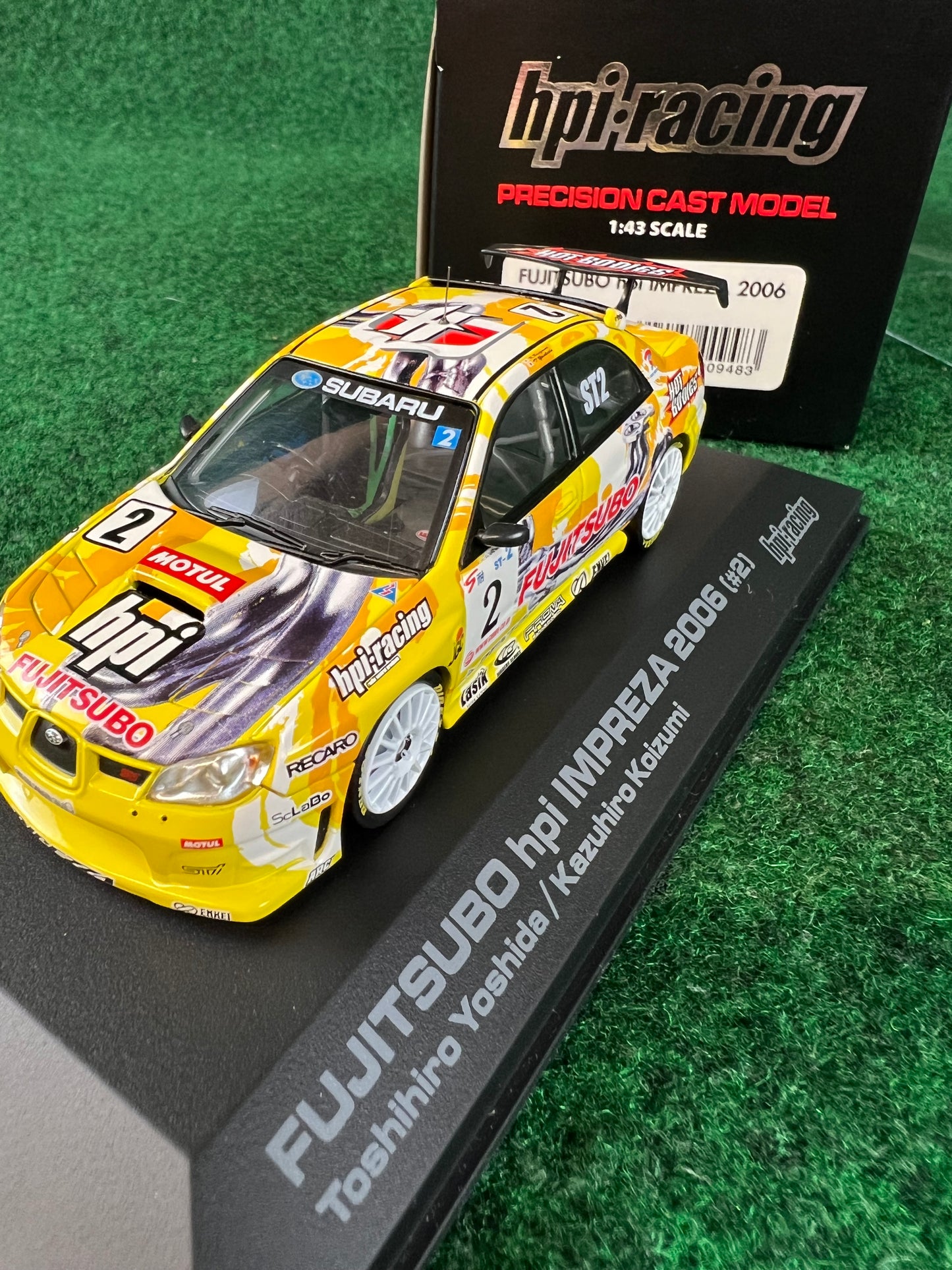 HPI Fujitsubo Super Taikyu 2005 Subaru Impreza WRX 1/43 Scale Diecast
