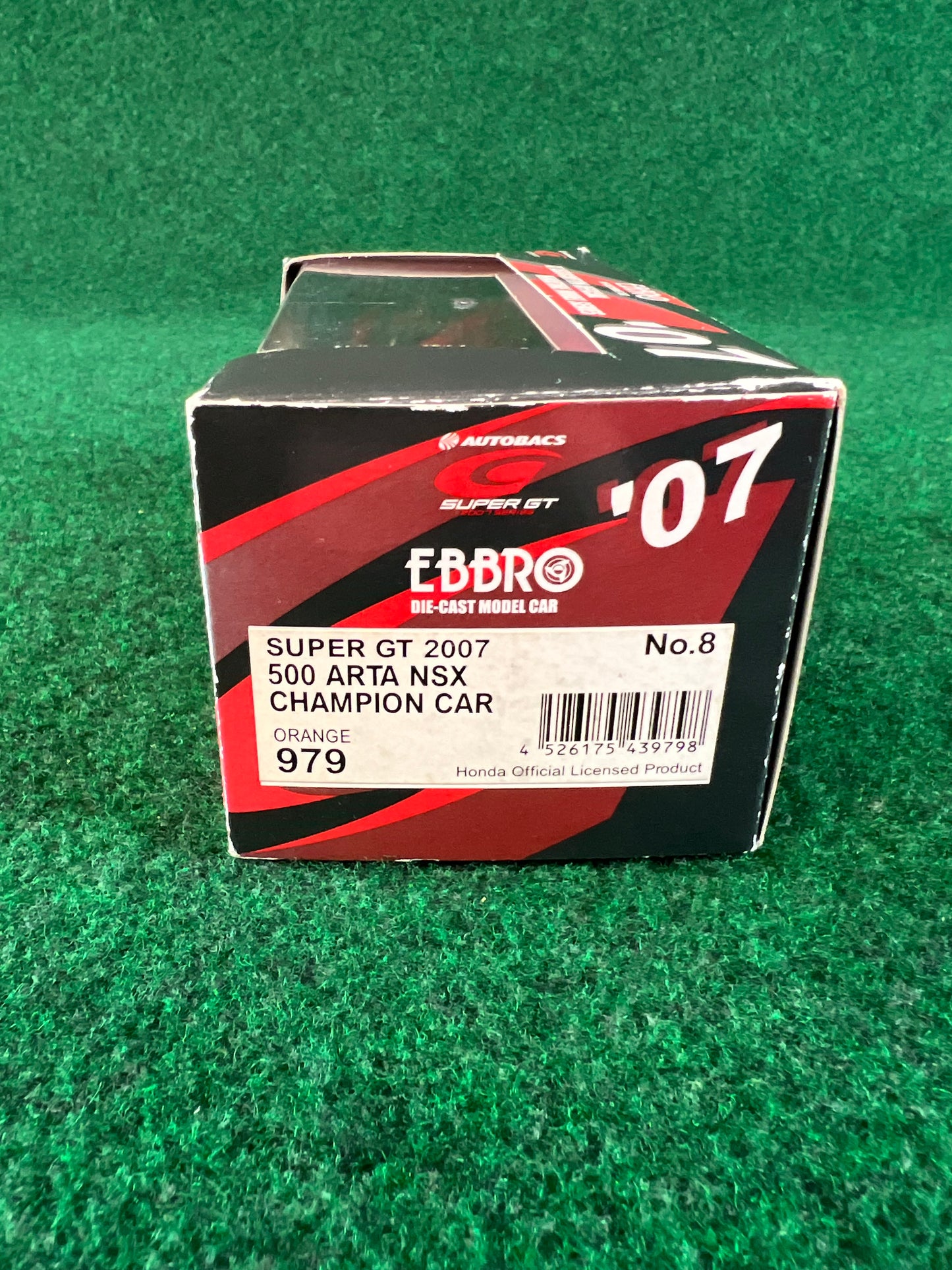 EBBRO - SuperGT 2007 ARTA NSX Championship Car with Signature Images 1/43 Scale Diecast