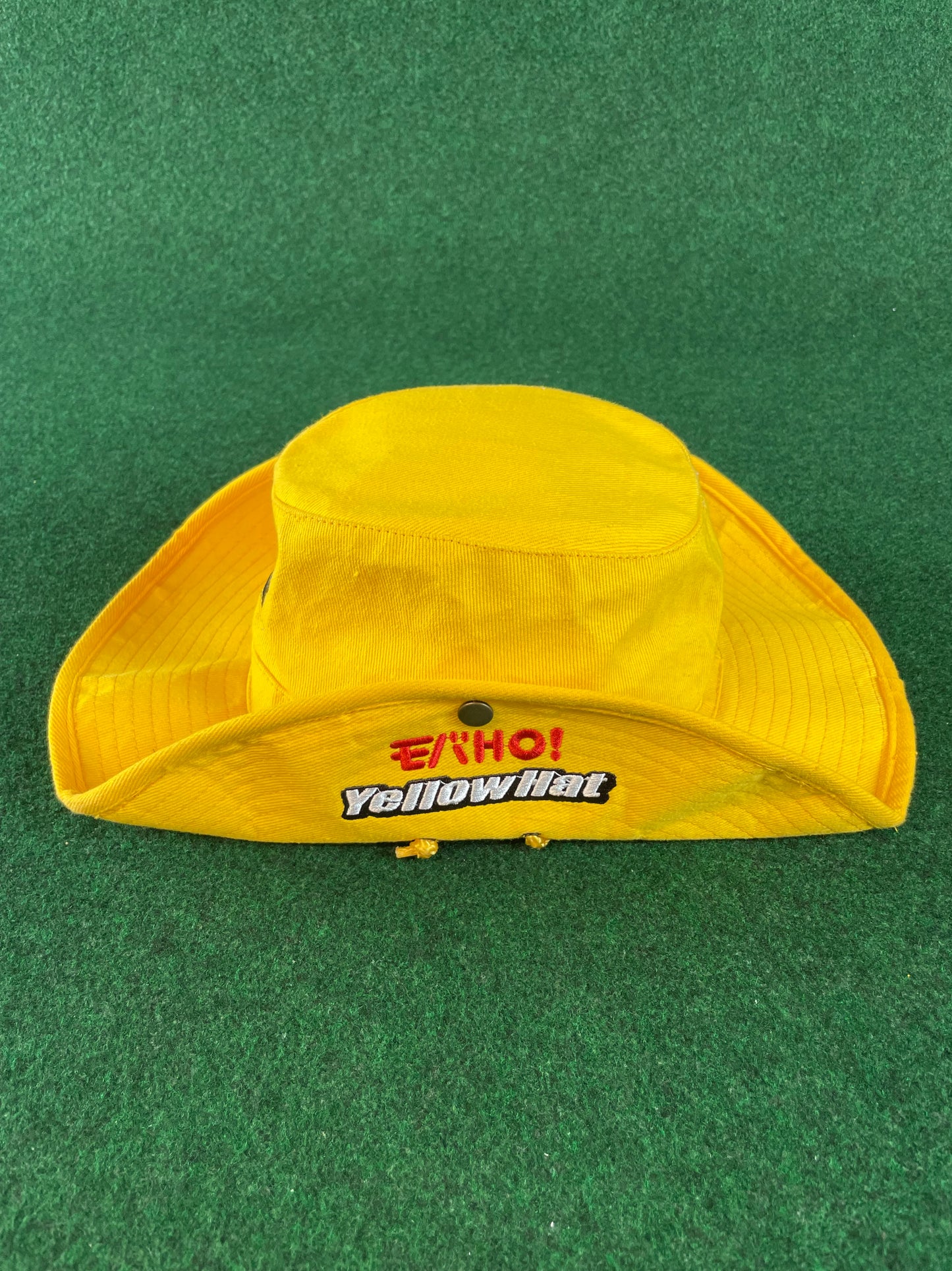 YMS SuperGT Yellow Hat & Hasemi Motor Sport Drawstring Bucket Hat