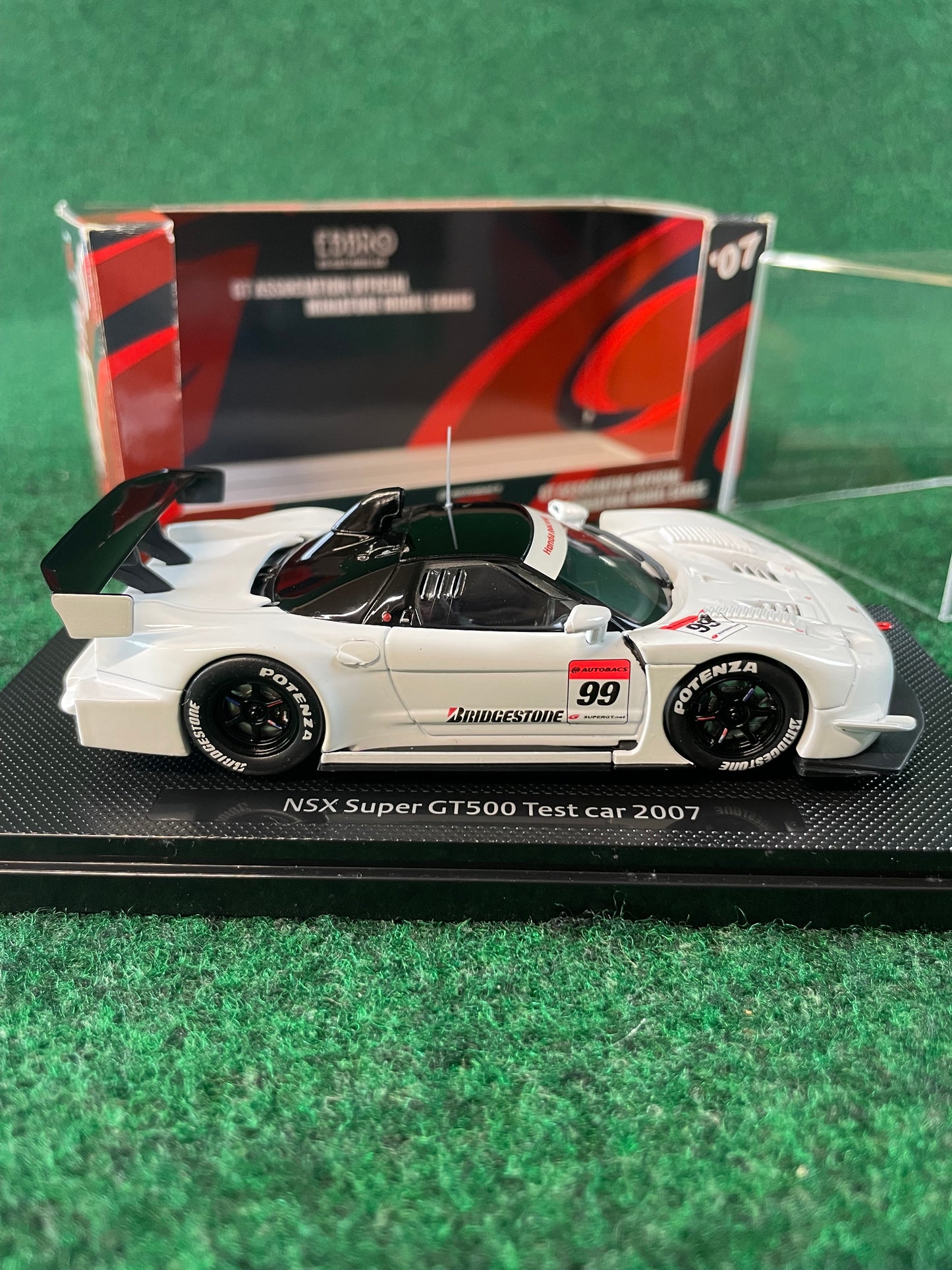 EBBRO - SuperGT 2007 Honda NSX TEST 1/43 Scale Diecast