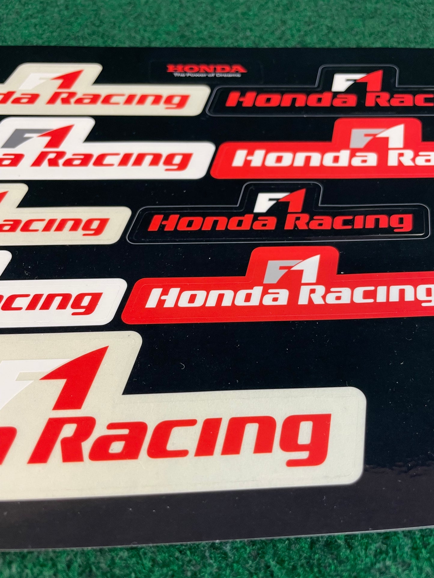 Honda Racing F1 Formula 1 - Sticker Sheet