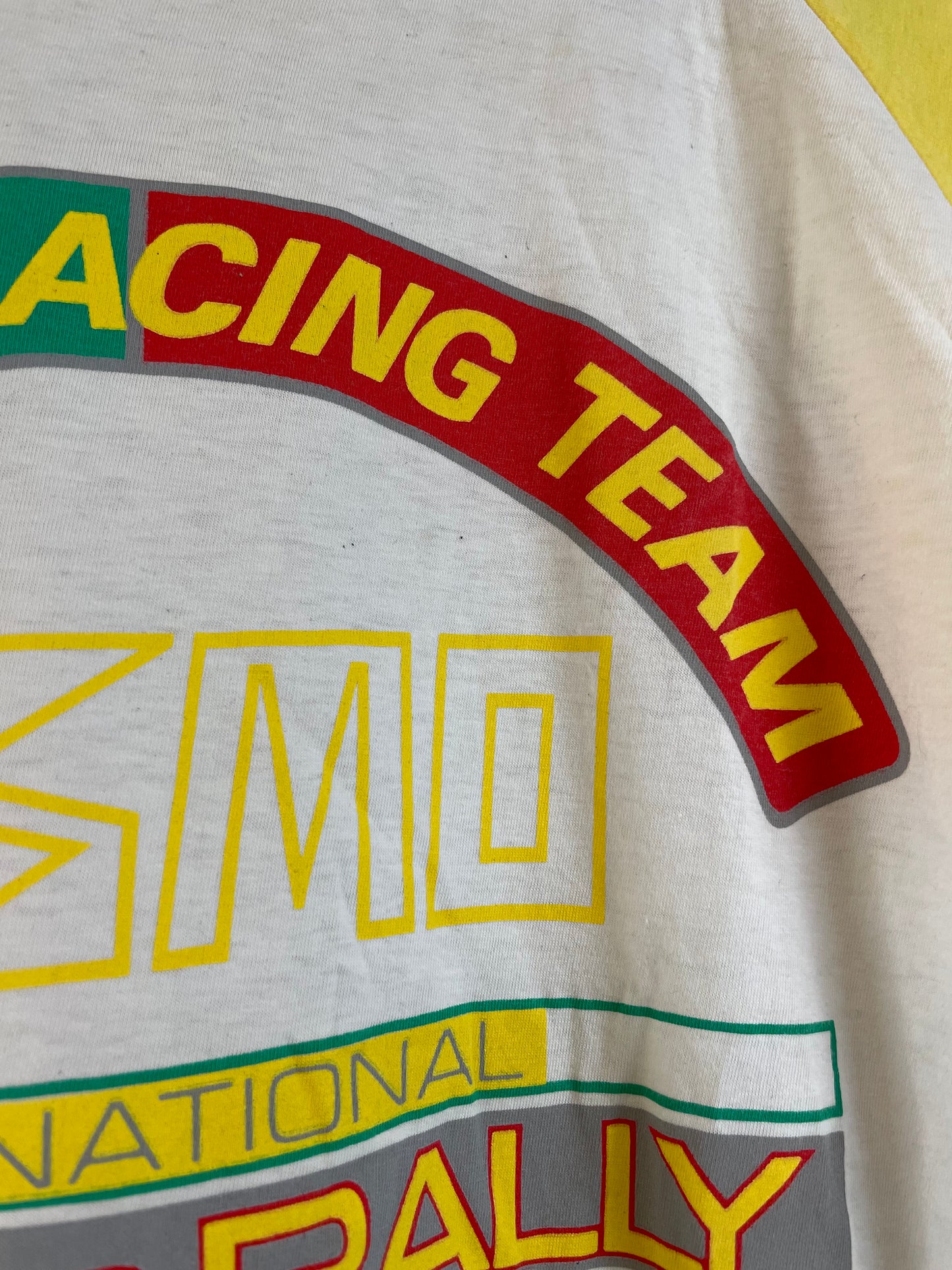 NISMO - Nissan International Race & Rally Team Vintage White/Yellow T-Shirt