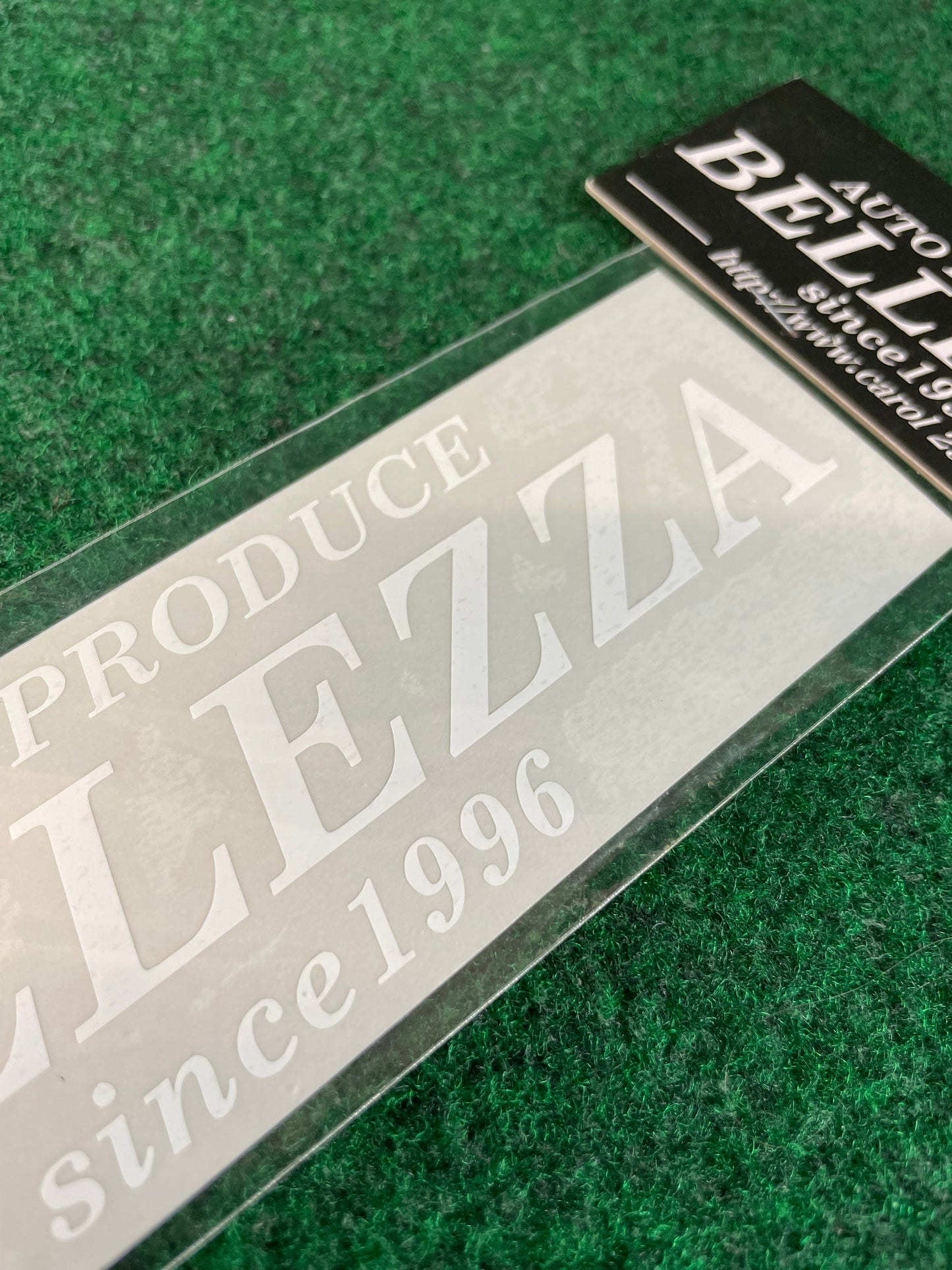 Auto Produce BELLEZZA - Since 1996 White Decal Sticker