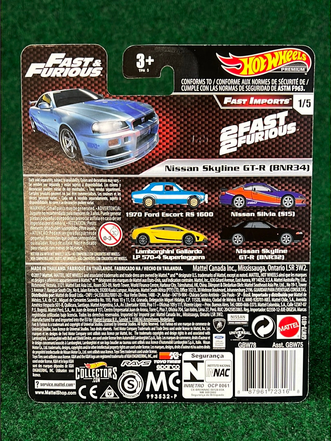 Hot Wheels - Premium: Fast & Furious Nissan Skyline R34 GTR