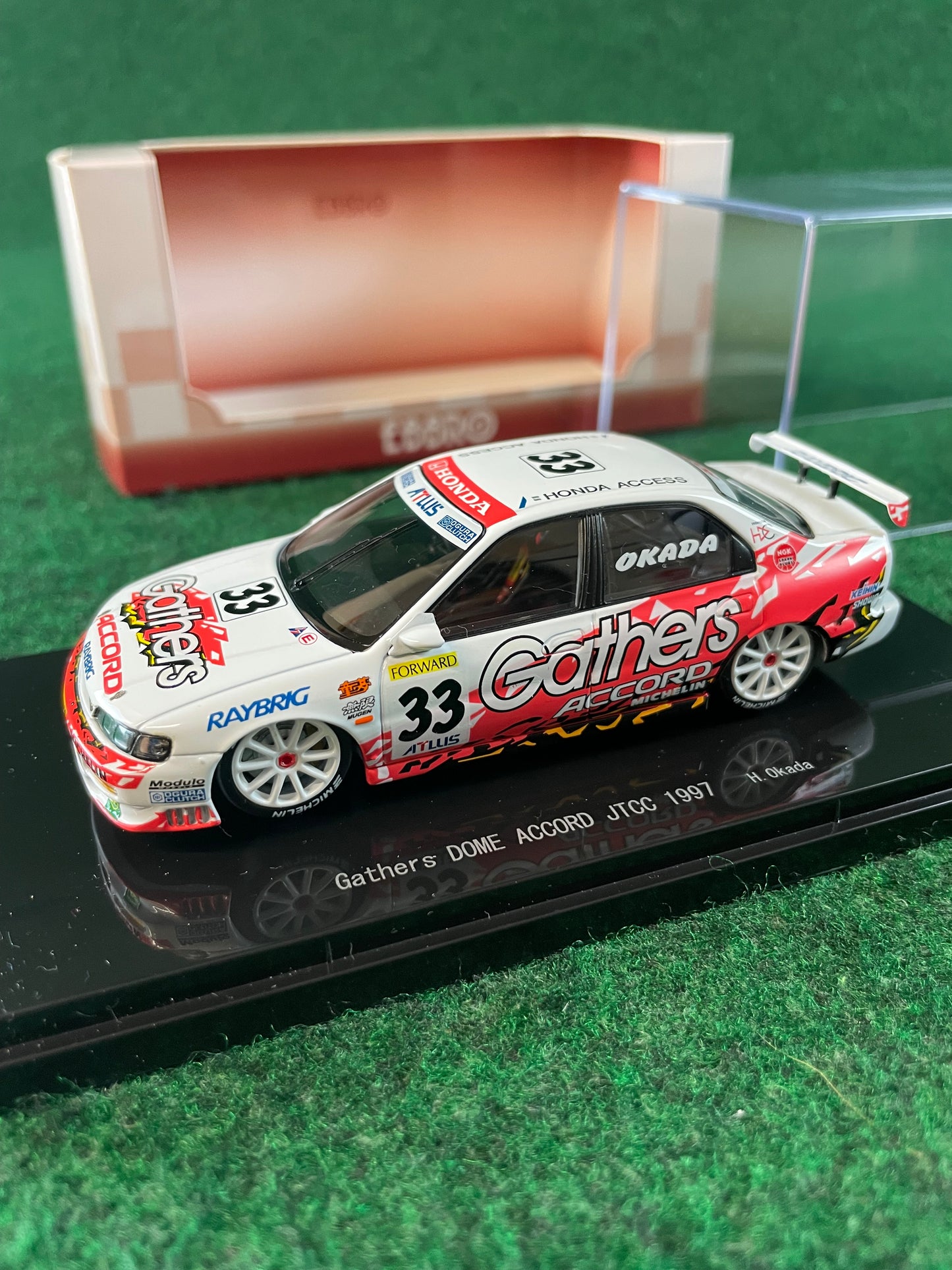 EBBRO - 1997 JTCC Gathers DOME No. 33 Honda Accord 1/43 Scale Diecast