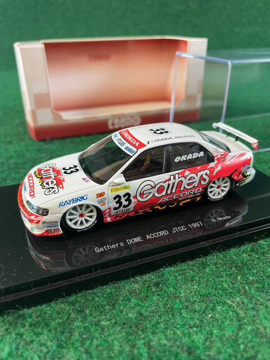 EBBRO - 1997 JTCC Gathers DOME No. 33 Honda Accord 1/43 Scale Diecast