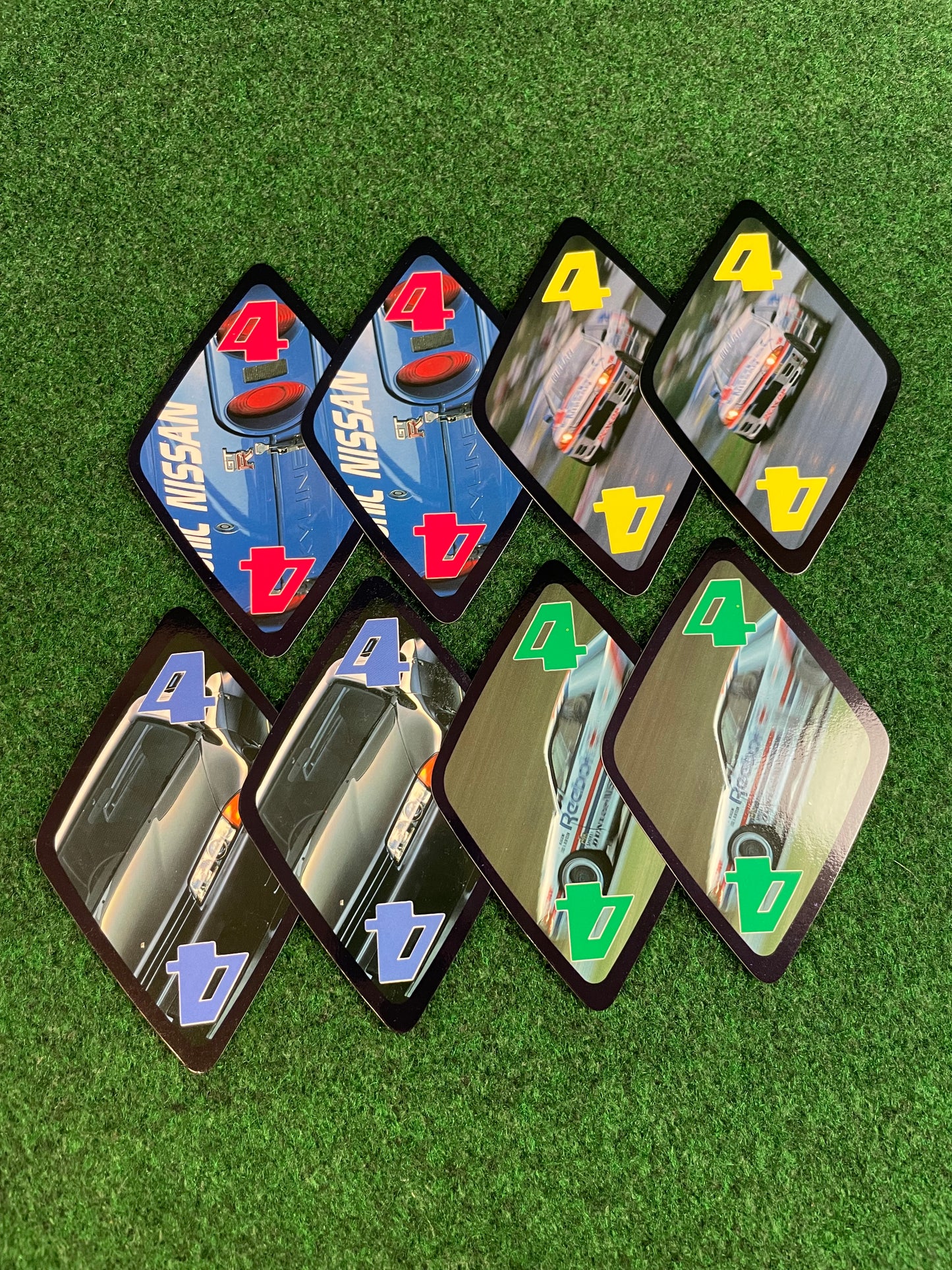 Reebok UNISIA GROUP A Nissan Skyline R32 GT-R SPARKING 7 Card Game
