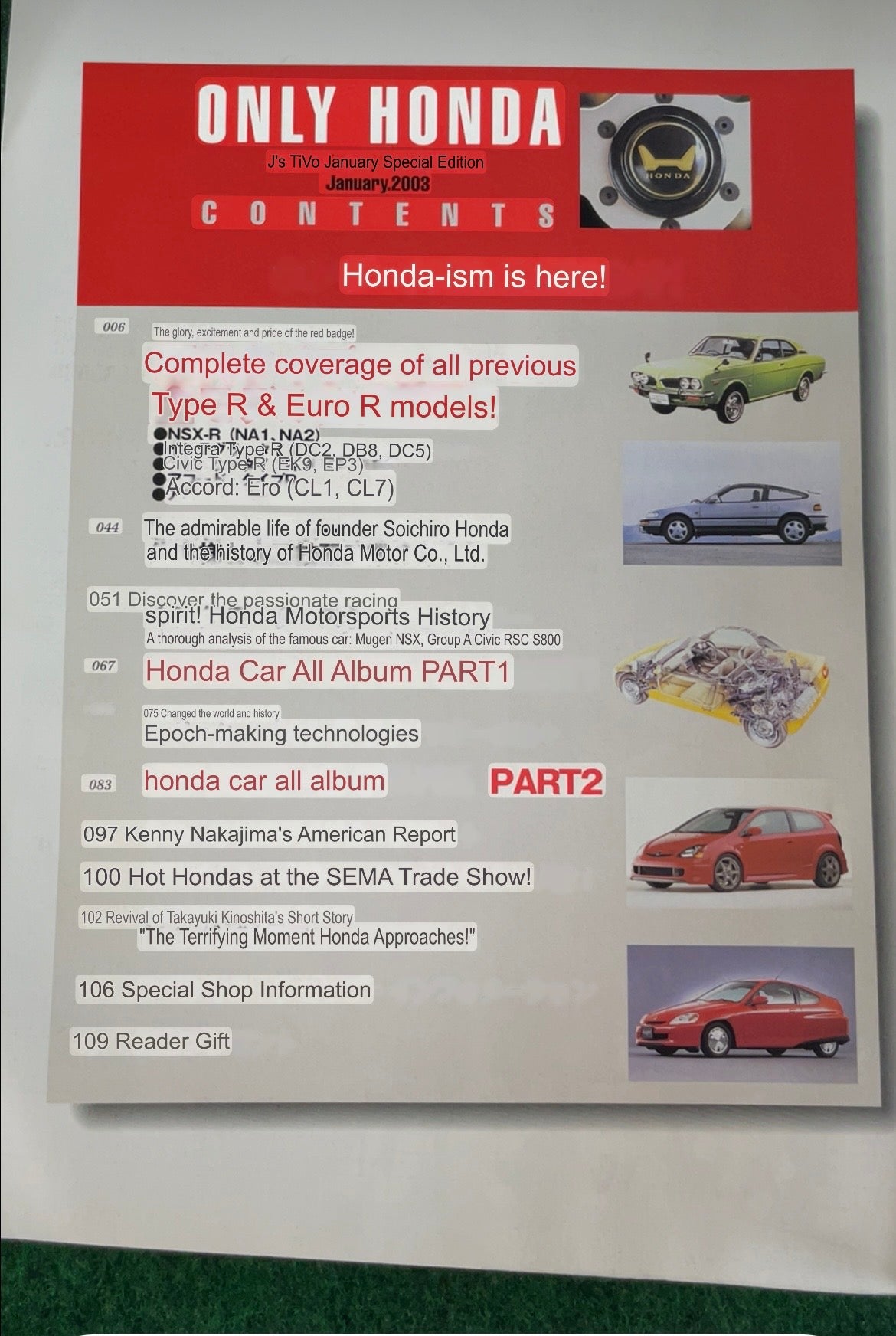 J’s Tipo - ONLY HONDA (Part 1) Magazine