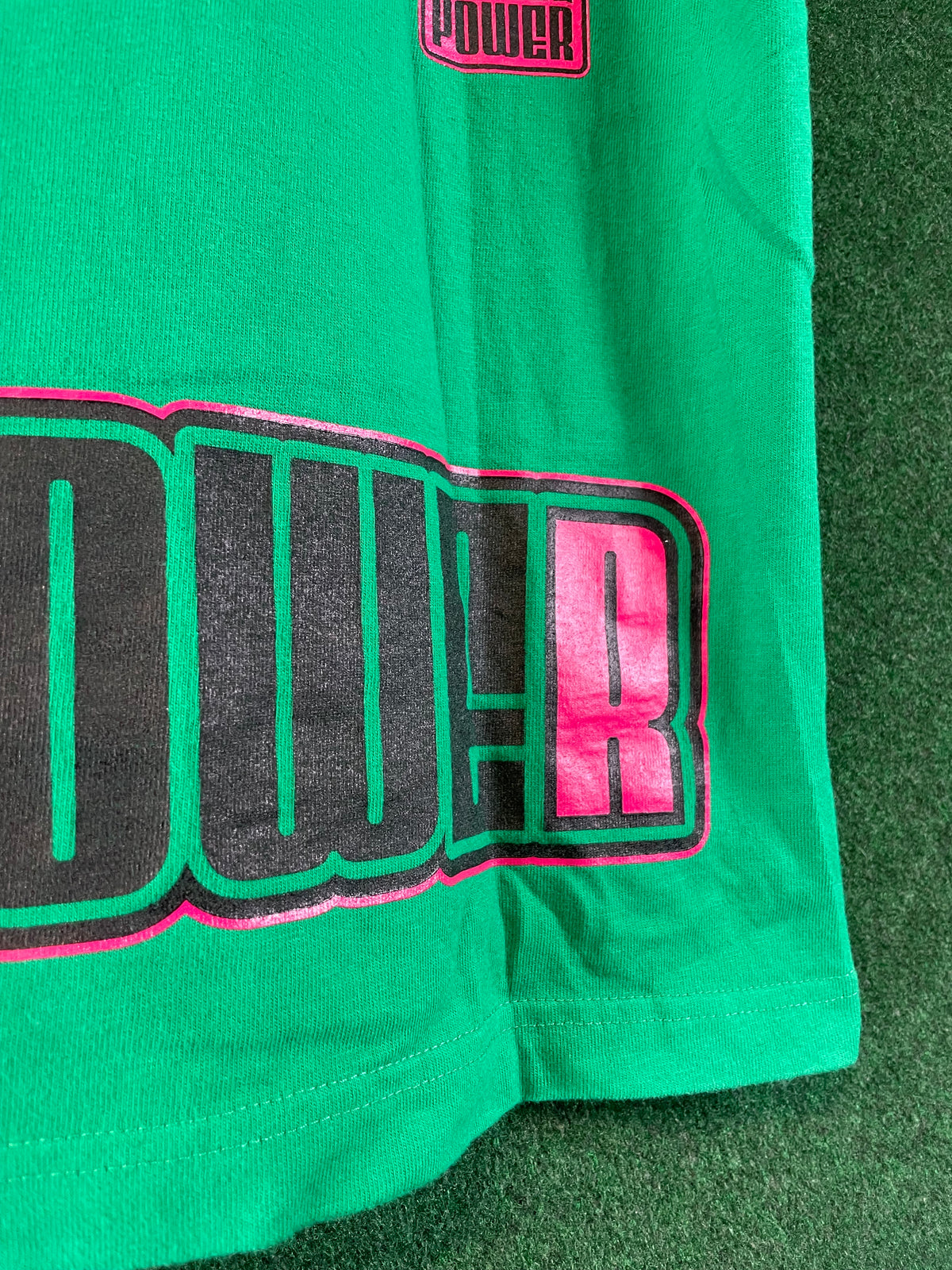 326POWER - Green/Pink/Black Skull Drip T-shirt