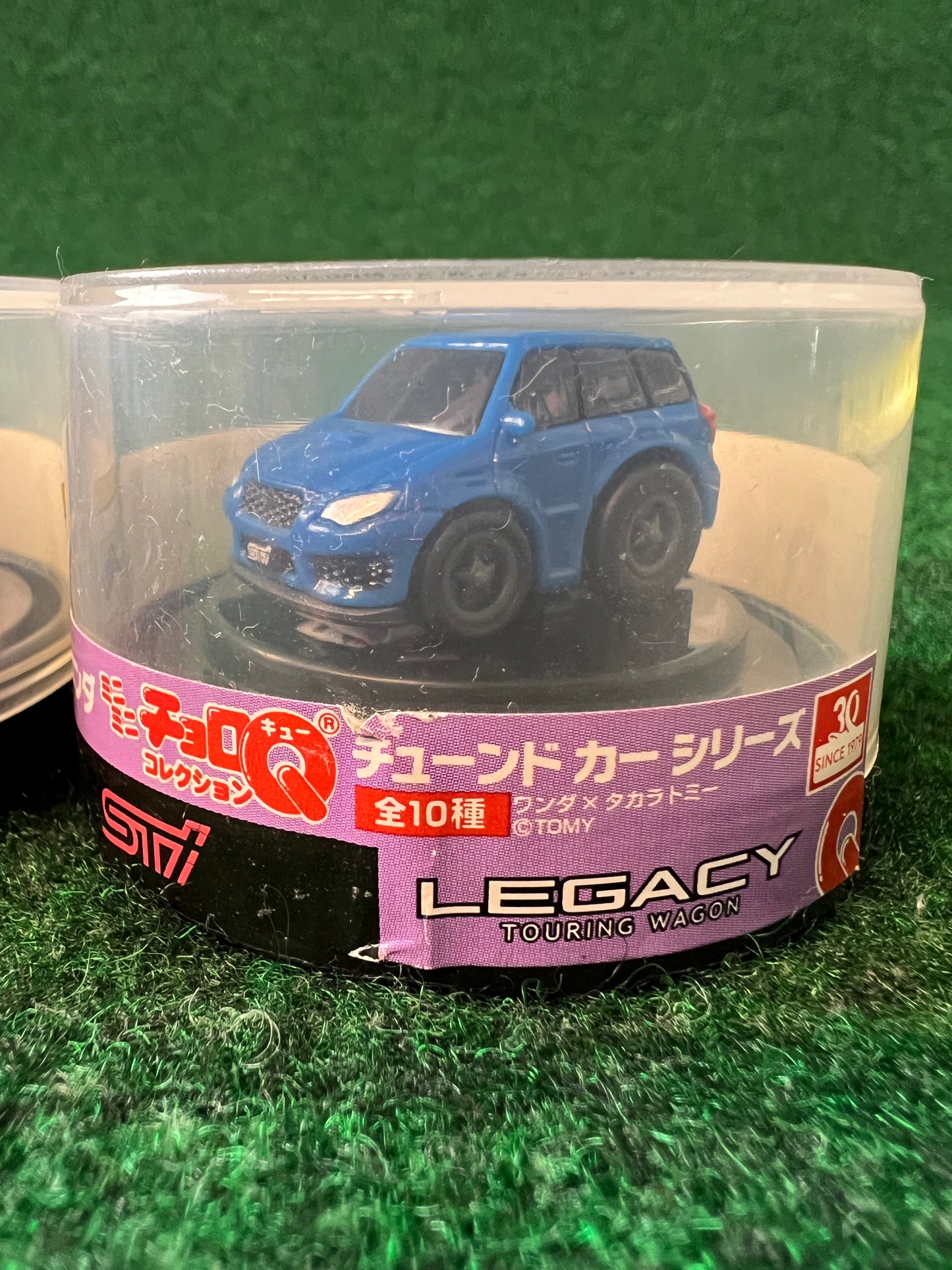 WONDA Coffee & ChoroQ - Subaru Legacy BP STI Wagon Mini Toy Car Set