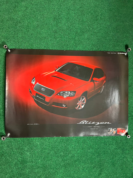 2005 Subaru Legacy B4 Blitzen Dealership Promotional Poster