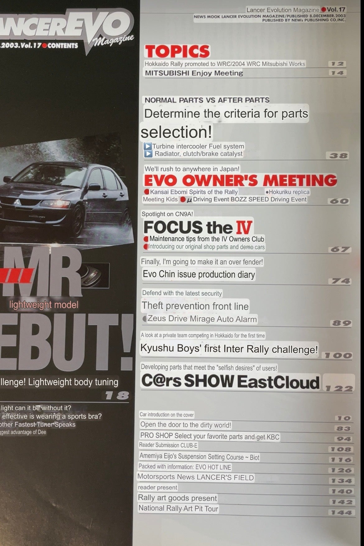 Mitsubishi LancerEVO Magazine - Vol. 17