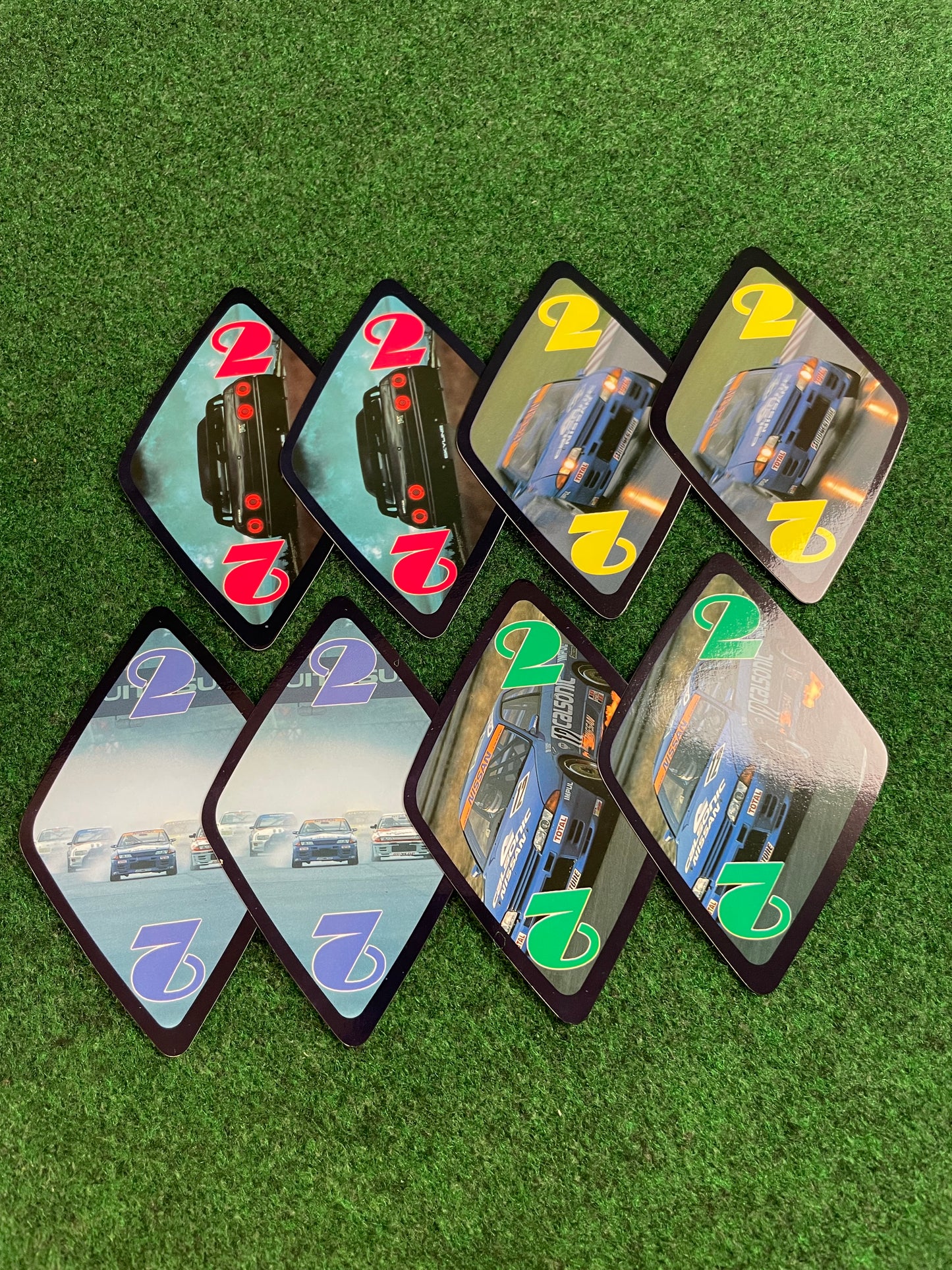 Reebok UNISIA GROUP A Nissan Skyline R32 GT-R SPARKING 7 Card Game