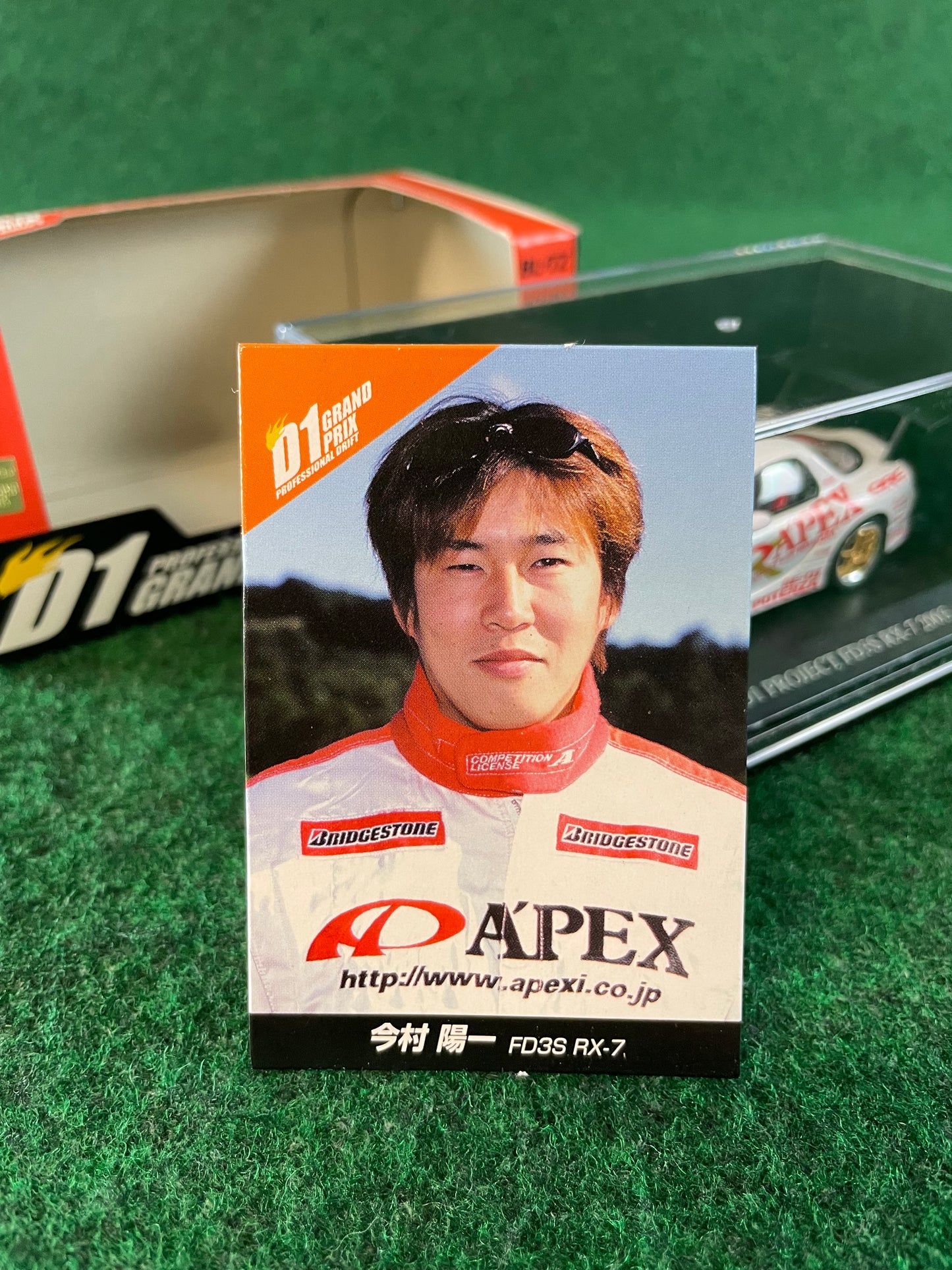 DISM D1 Grand Prix Memorial - 2003 A’pexi Mazda RX-7 1/43 Scale Diecast