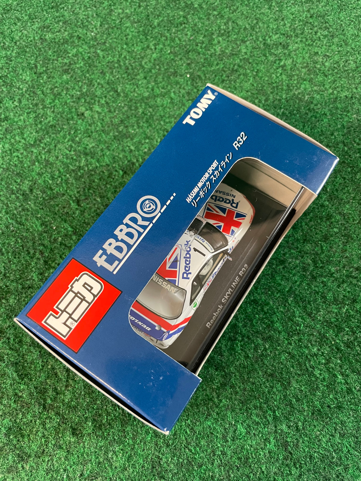 EBBRO TOMY Hasemi Motor Sport Reebok Nissan Skyline R32 GTR 1/43 Diecast